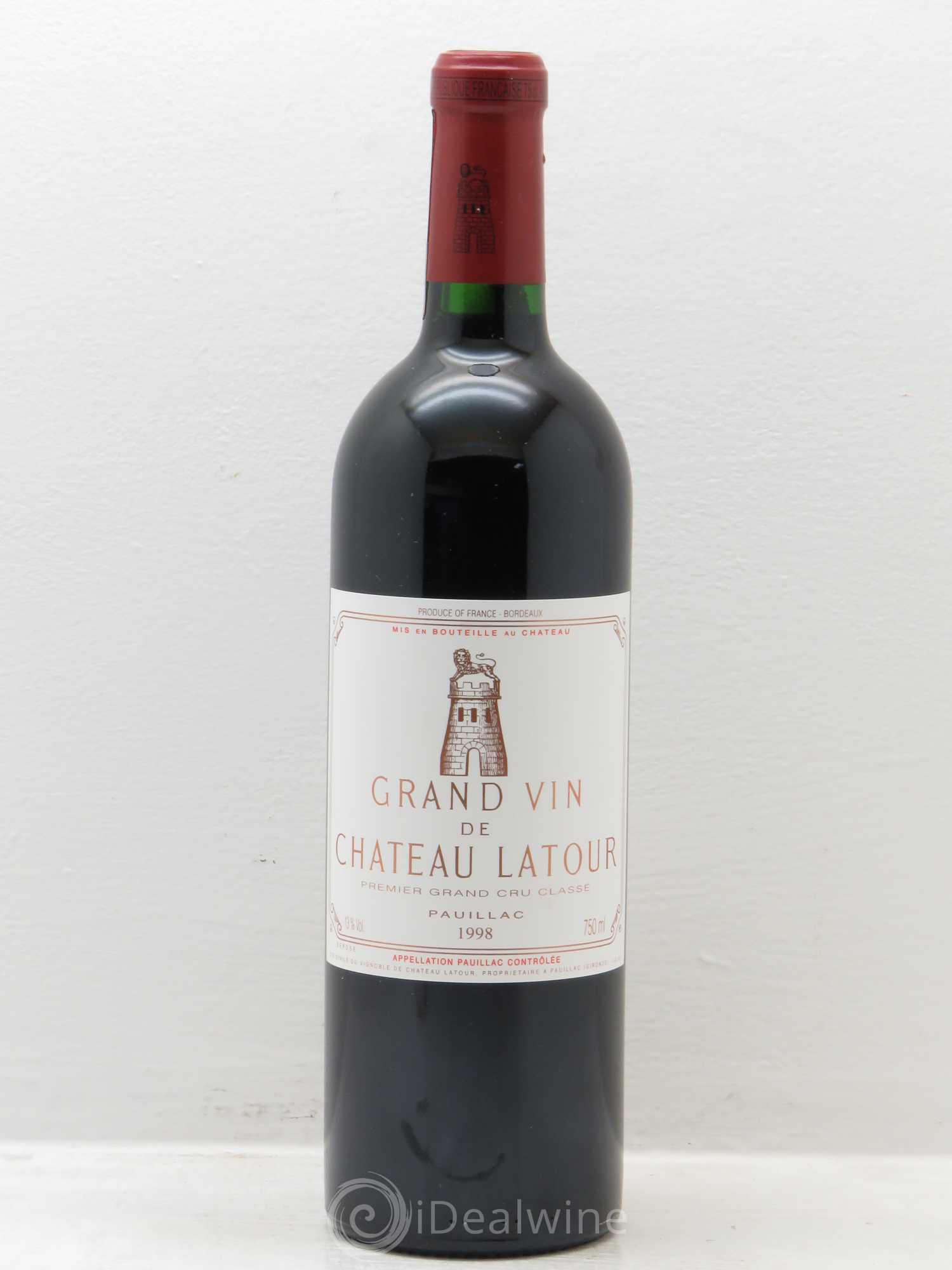 Château Latour 1er Grand Cru Classé 1998 - Lot de 1 bouteille - 0