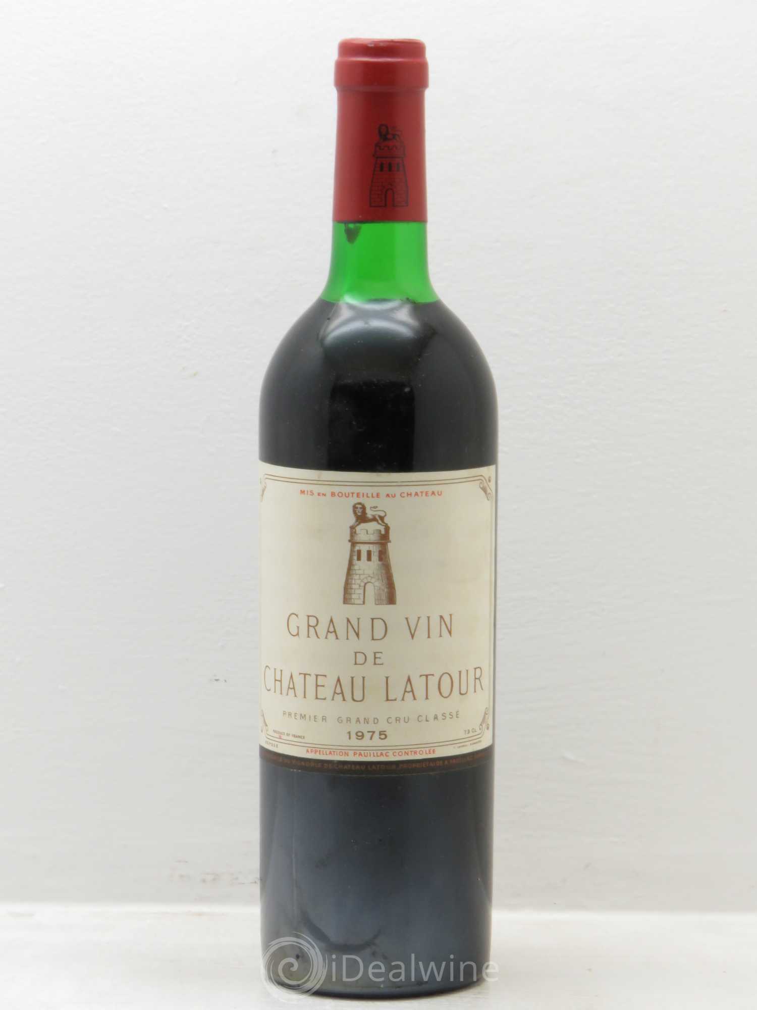 Château Latour 1er Grand Cru Classé 1975 - Lot de 1 bouteille - 0