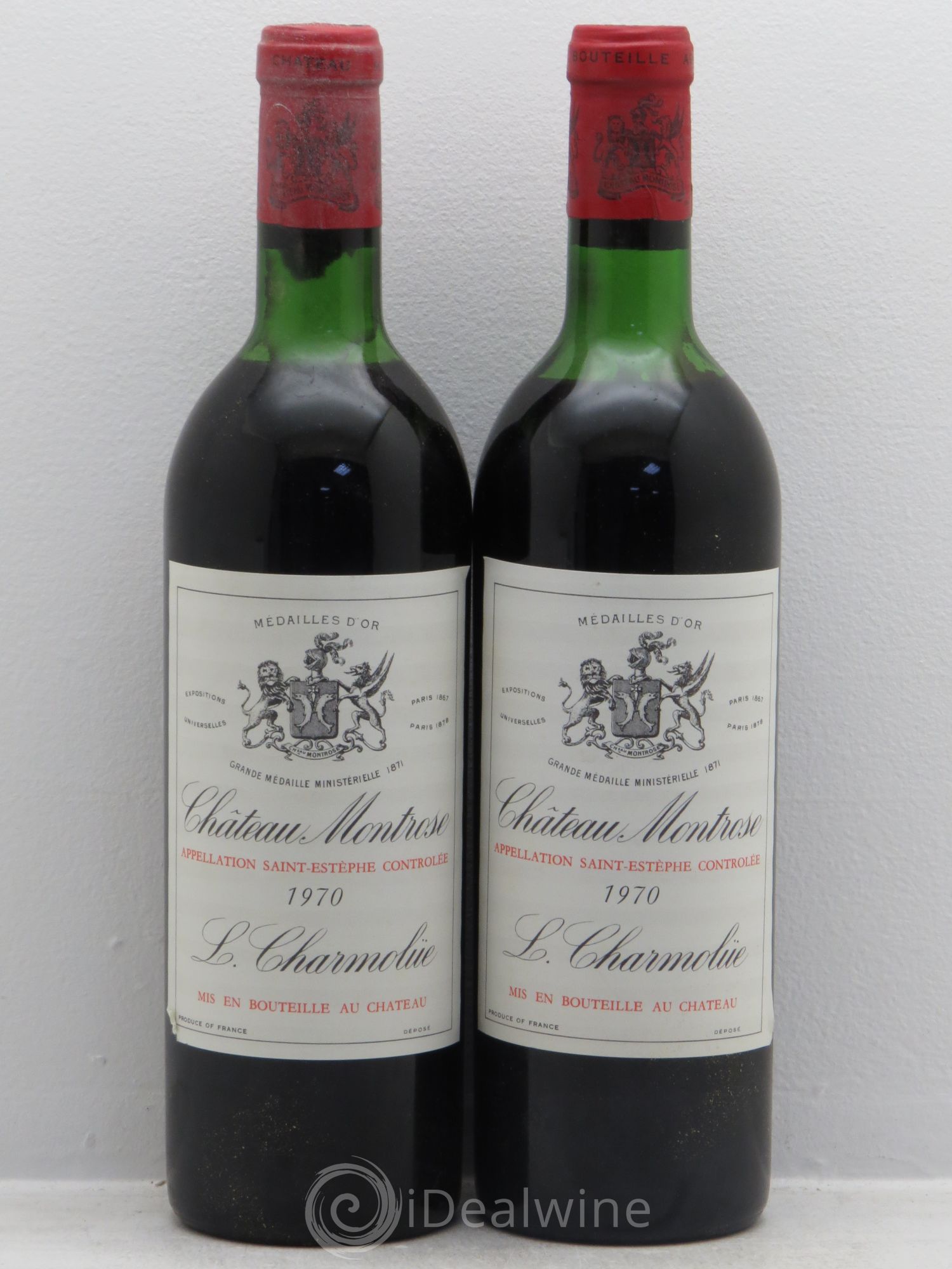 Château Montrose 2ème Grand Cru Classé 1970 - Lot de 2 bouteilles - 0