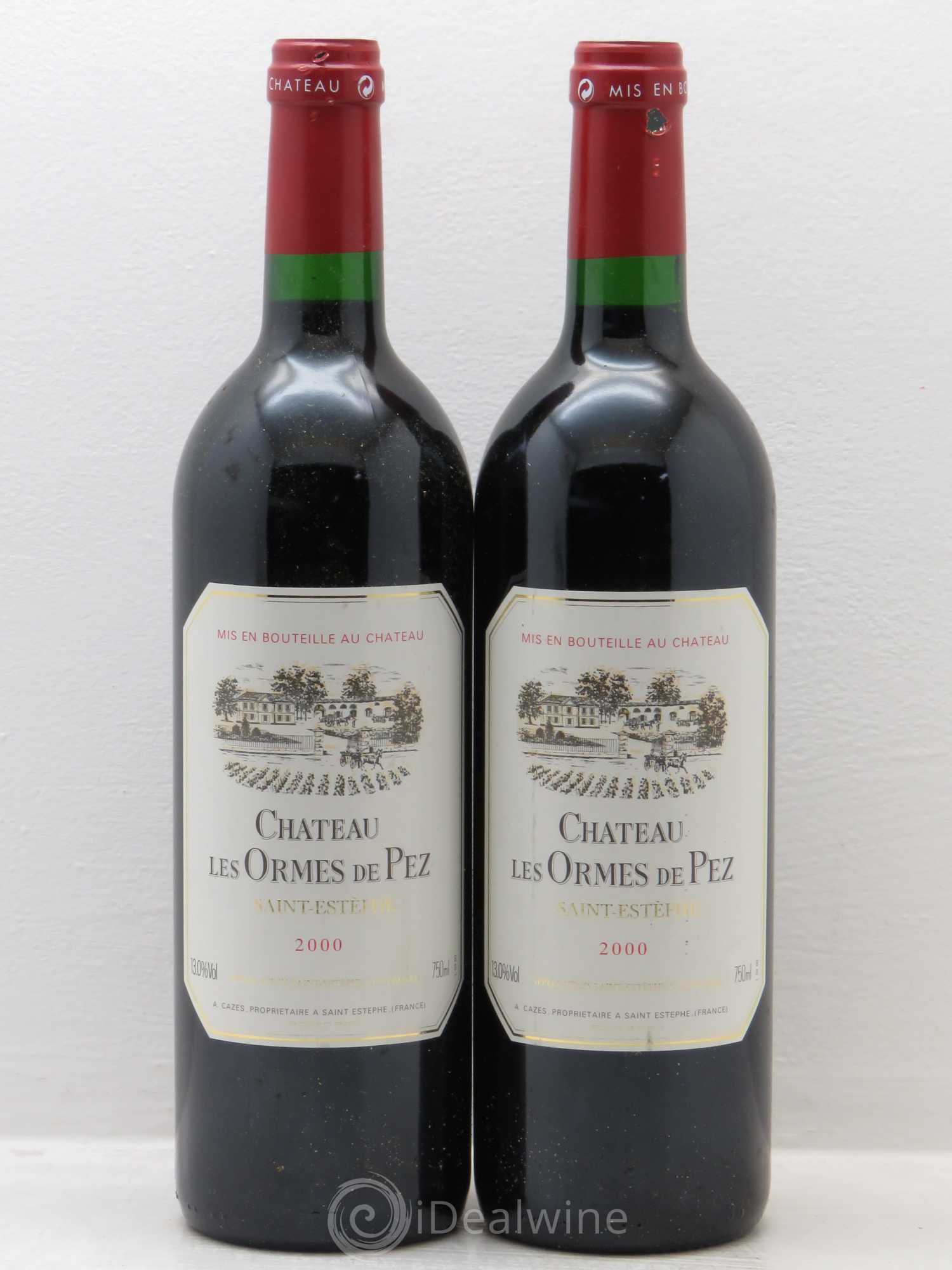 Château les Ormes de Pez 2000 - Lot de 2 bouteilles - 0