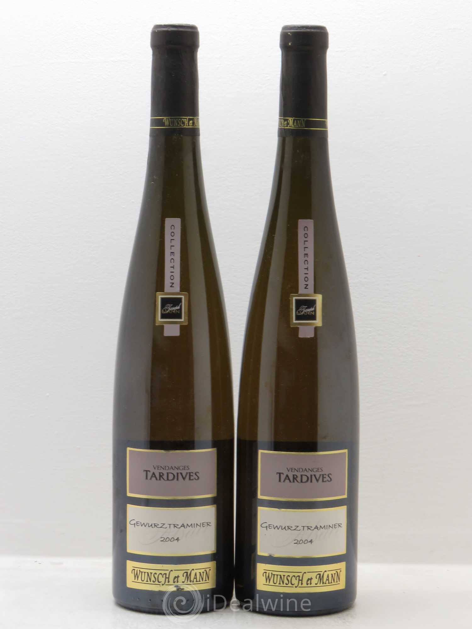 Gewurztraminer Vendanges Tardives Wunch et Mann 2004 - Lotto di 2 bottiglie - 0