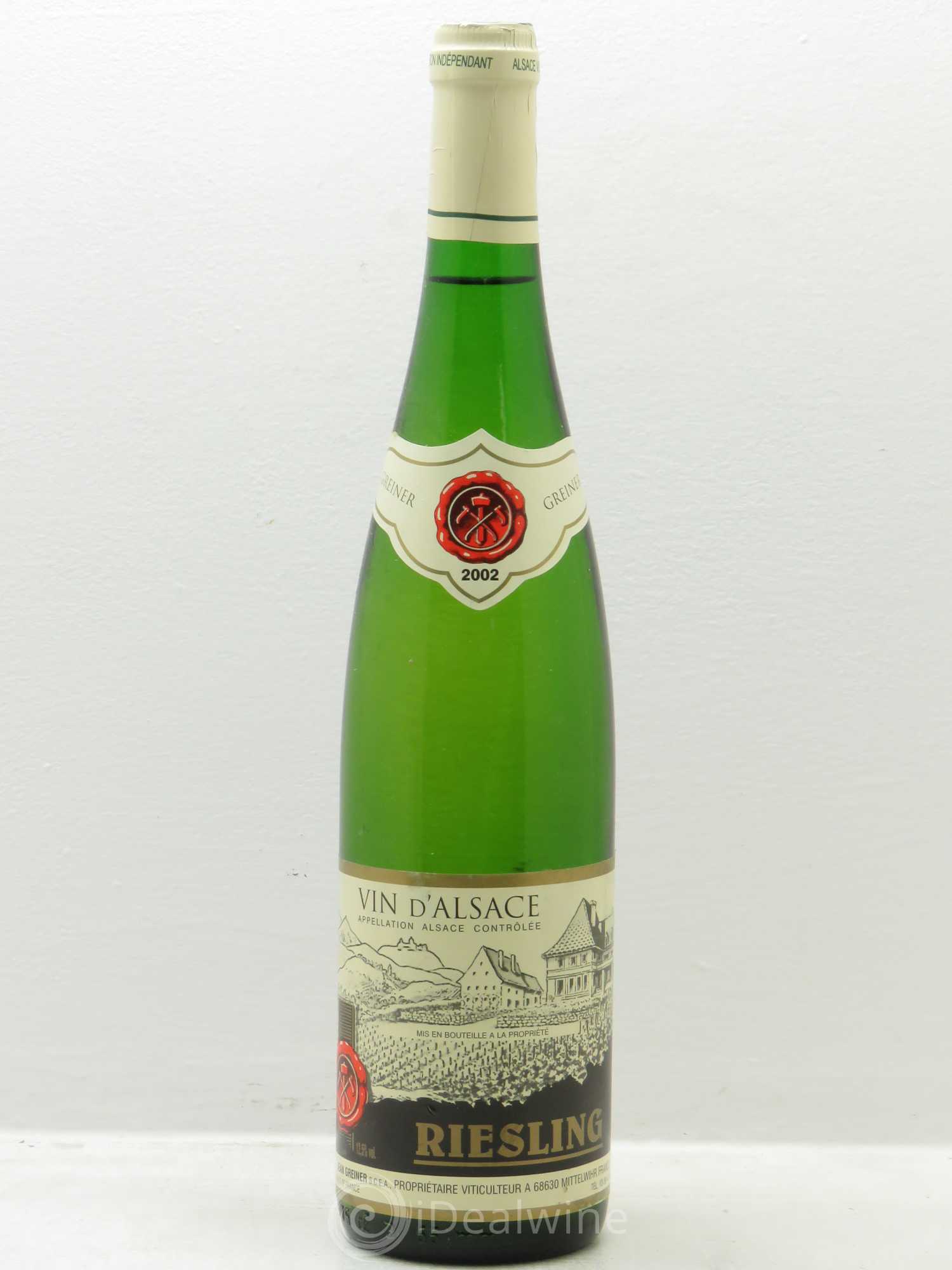 Riesling Jean Greiner 2002 - Posten von 1 Flasche - 0