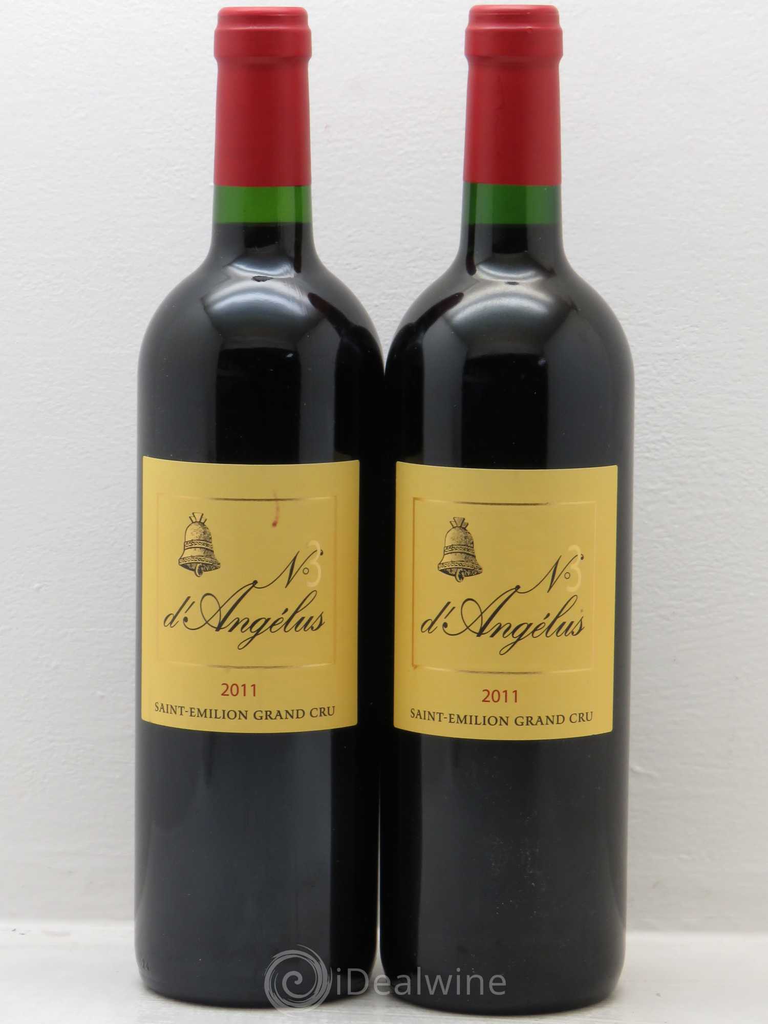 Bordeaux Angélus n3 2011 - Lot de 2 bouteilles - 0