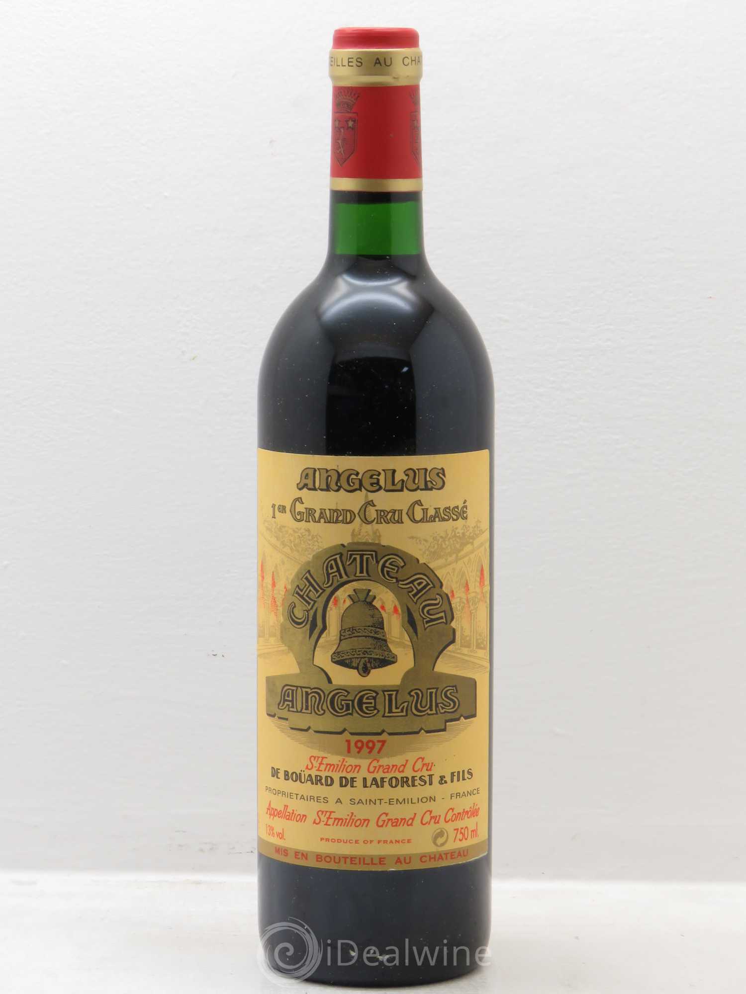 Château Angélus 1er Grand Cru Classé A 1997 - Lot de 1 bouteille - 0
