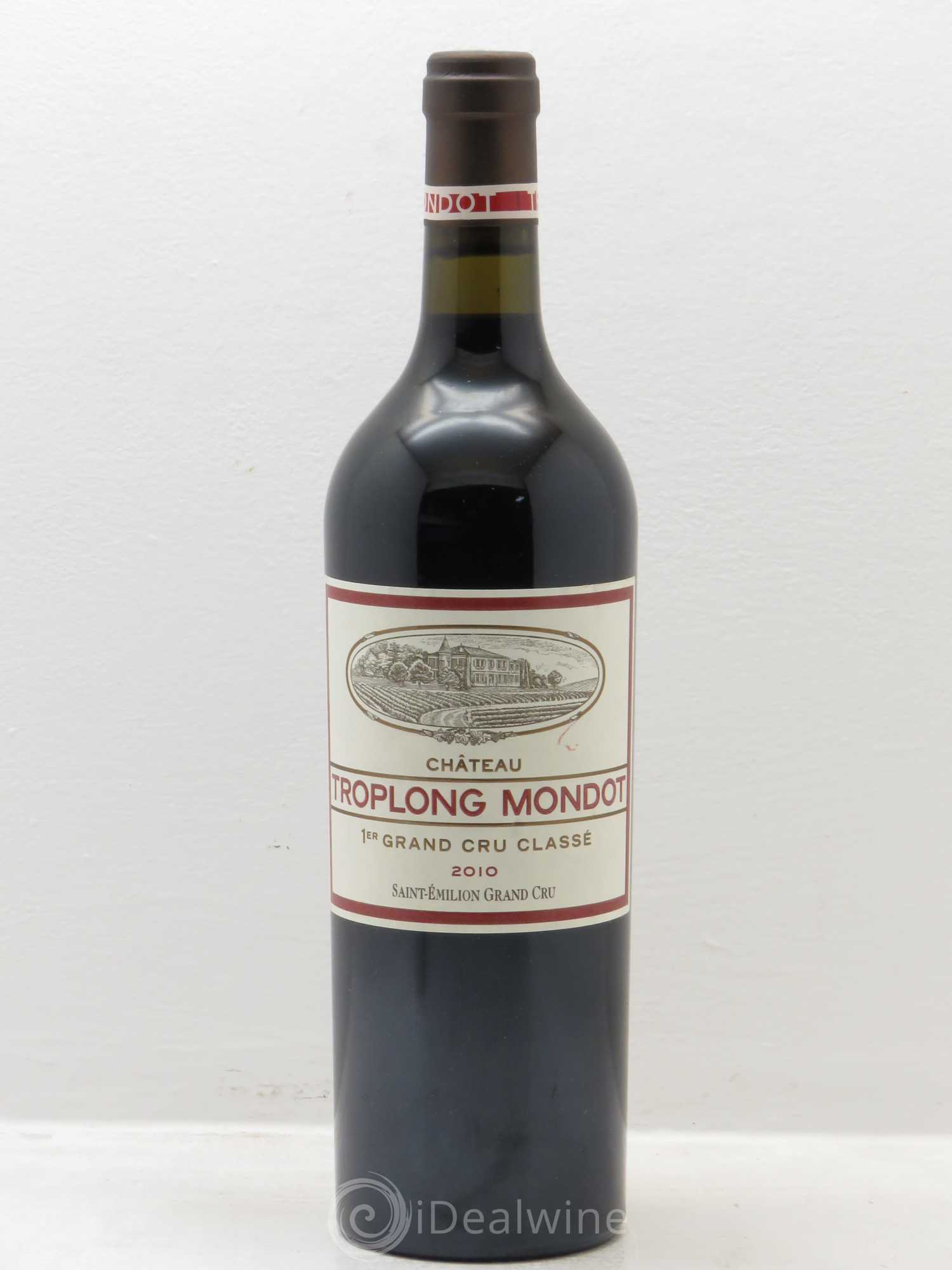 Château Troplong Mondot 1er Grand Cru Classé B 2010 - Lot de 1 bouteille - 0