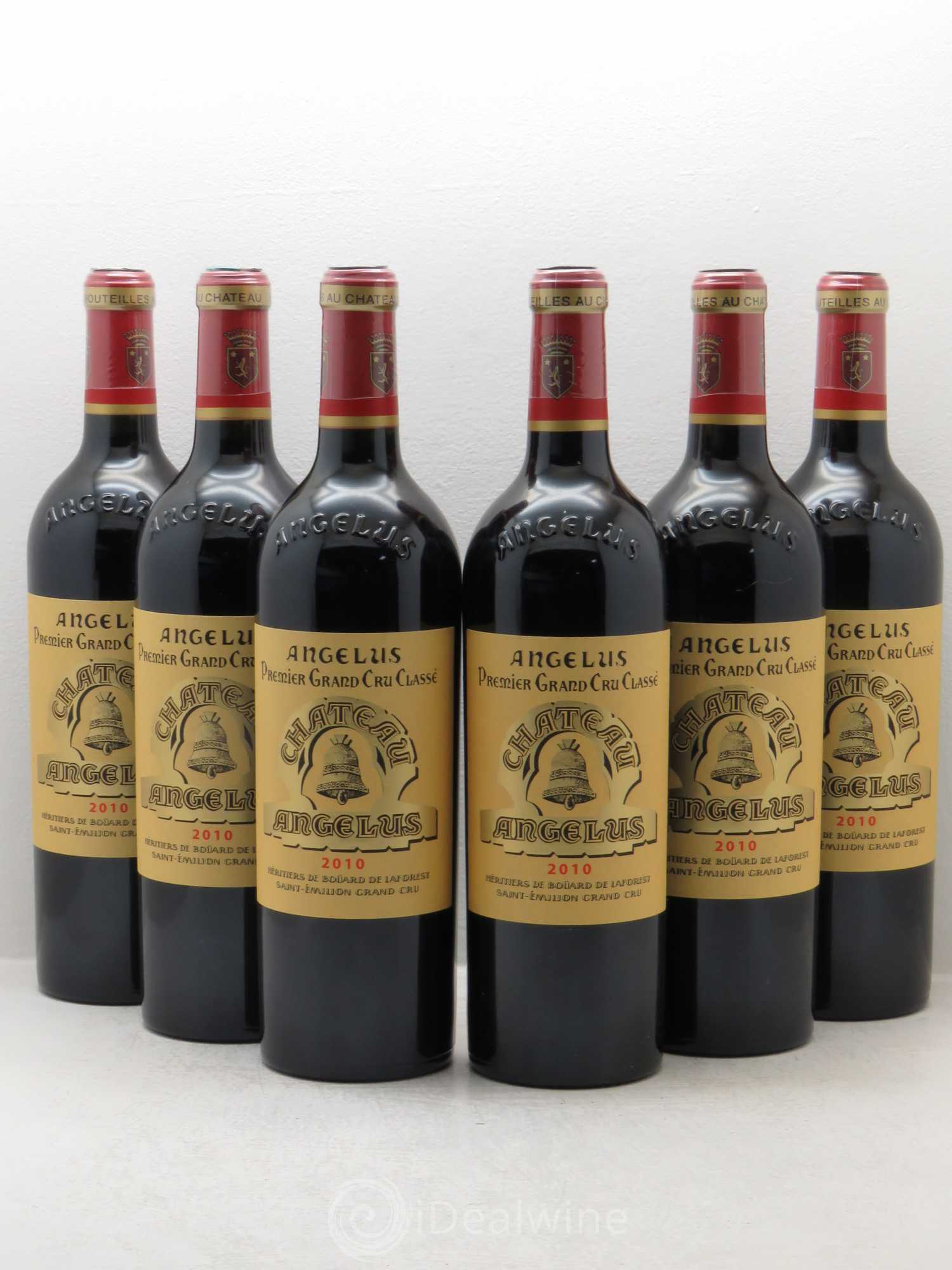 Château Angélus 1er Grand Cru Classé A 2010 - Lot de 6 bouteilles - 0