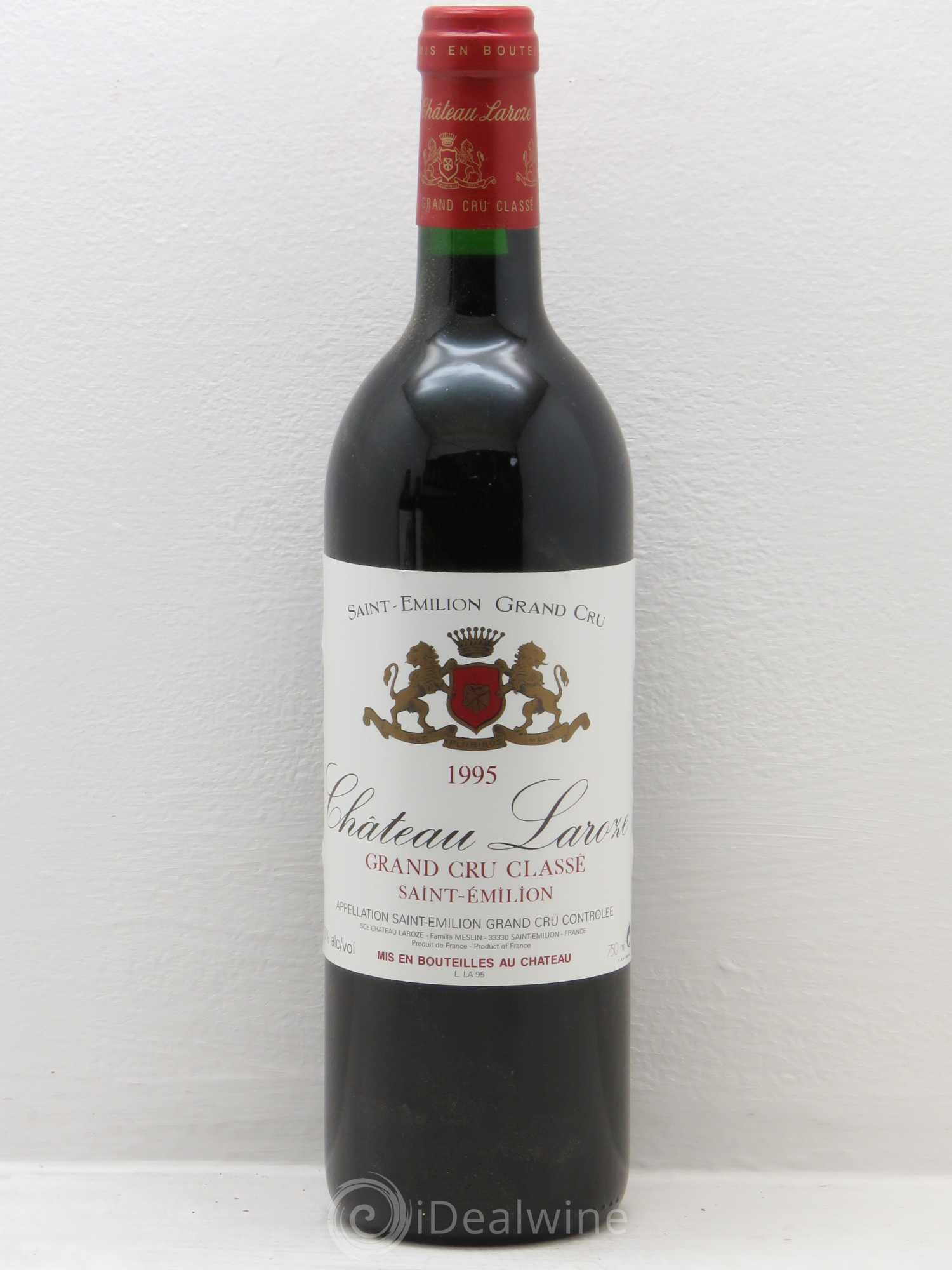 Château Laroze Grand Cru Classé 1995 - Lot de 12 bouteilles - 0