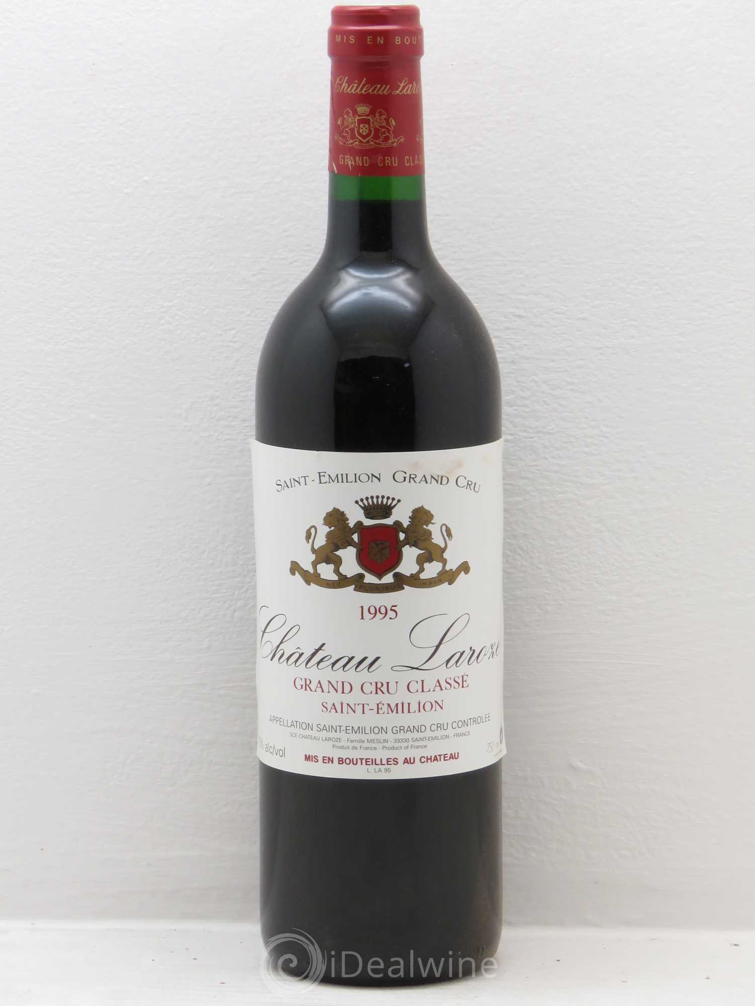 Château Laroze Grand Cru Classé 1995 - Lot de 6 bouteilles - 0
