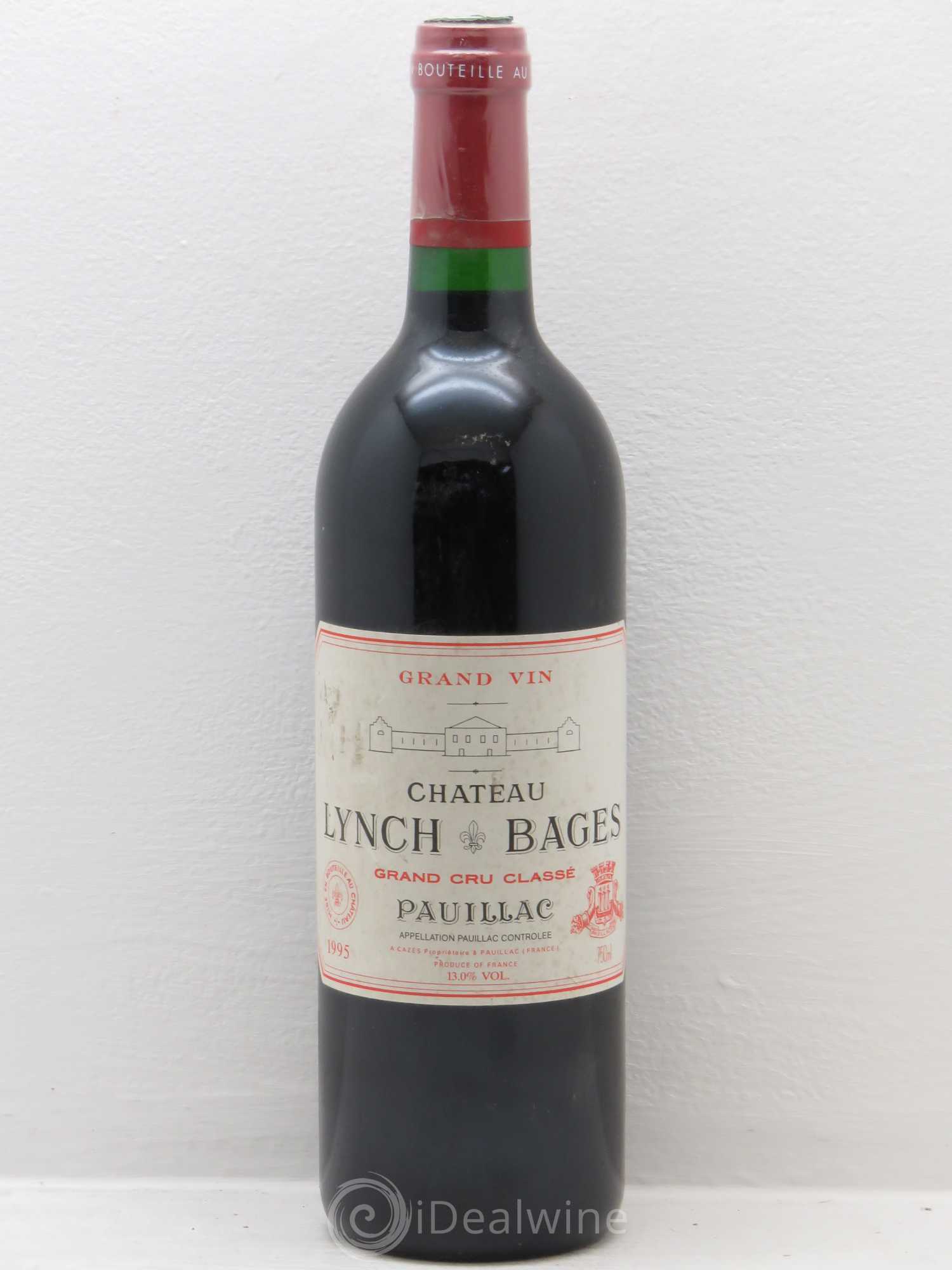 Château Lynch Bages 5ème Grand Cru Classé 1995 - Lot de 1 bouteille - 0