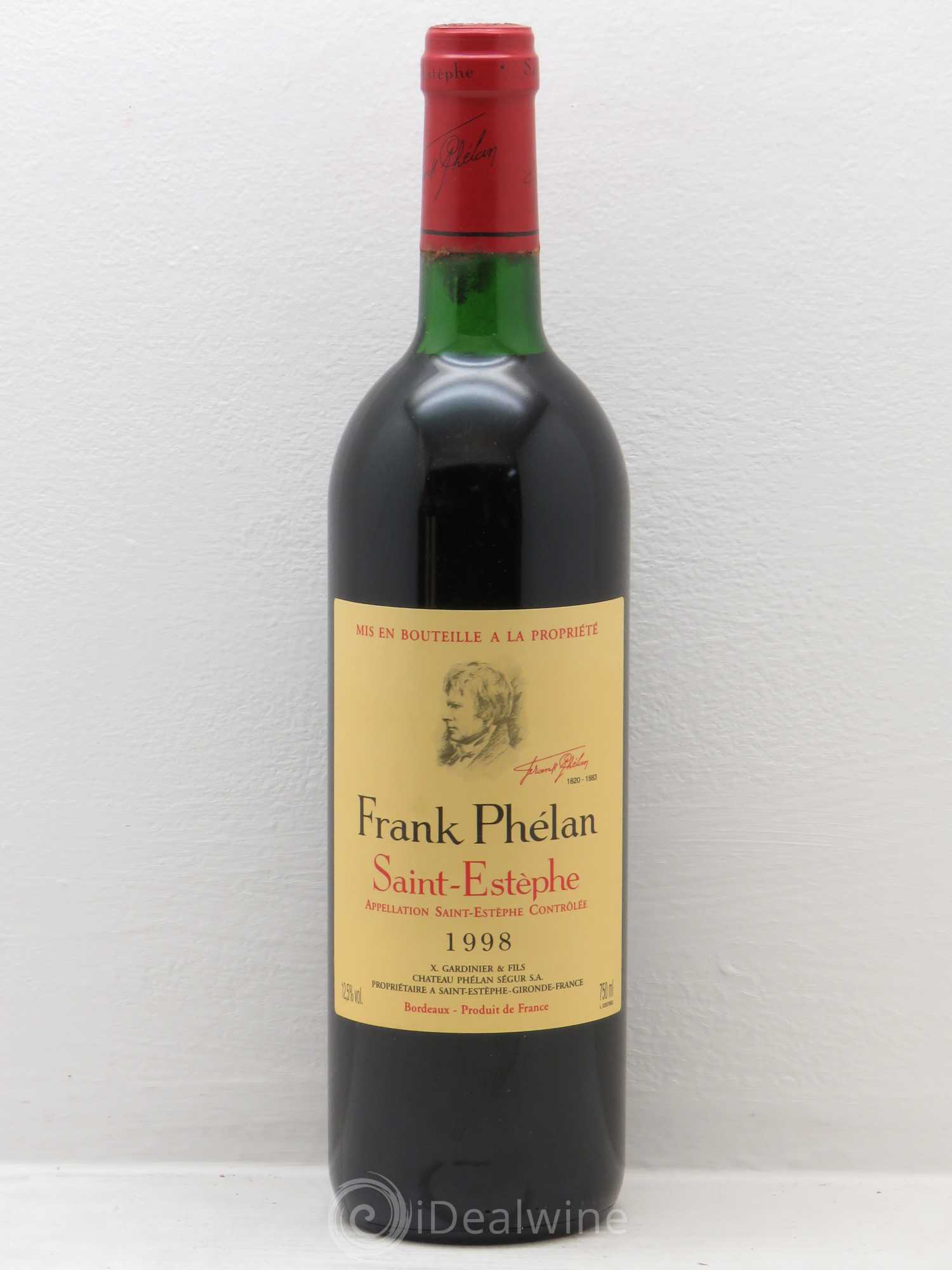 Frank Phélan Second Vin 1998 - Lot de 12 bouteilles - 0