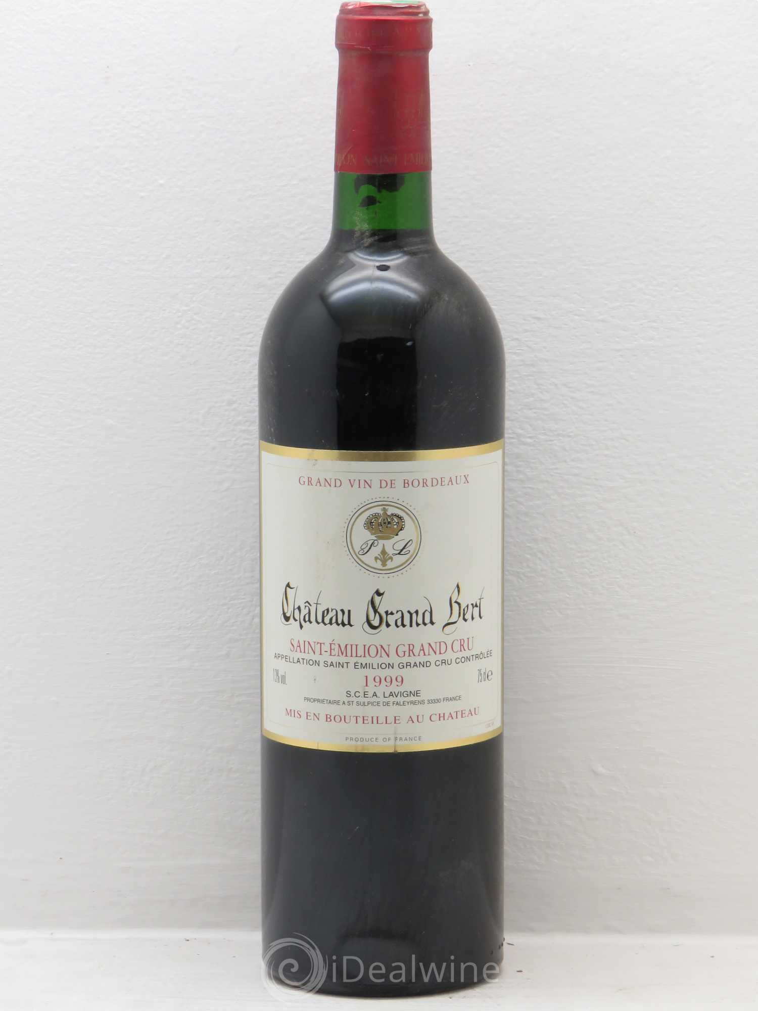 Saint-Émilion Grand bert 1999 - Lot de 12 bouteilles - 0