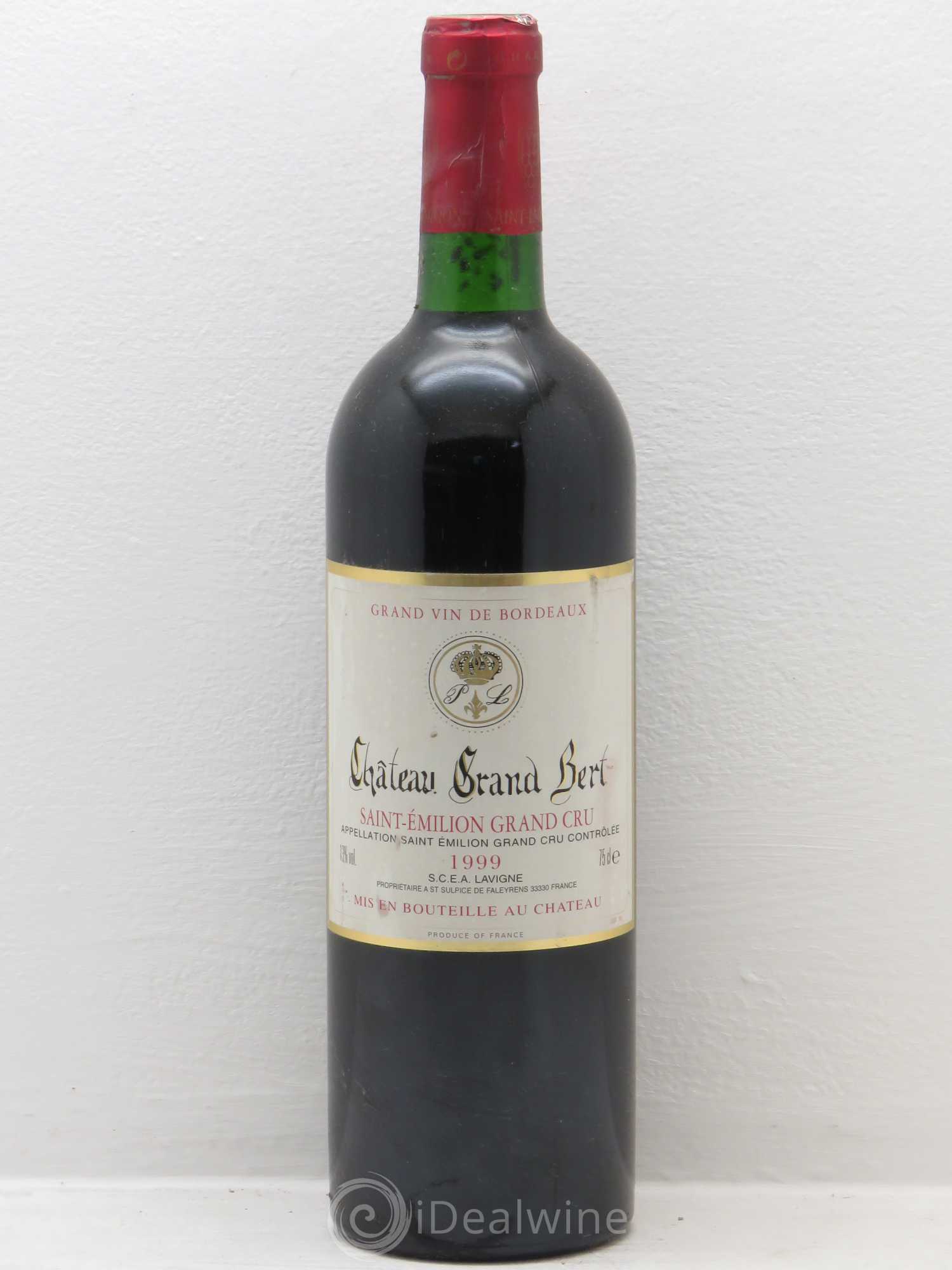 Saint-Émilion Grand bert 1999 - Lot de 6 bouteilles - 0