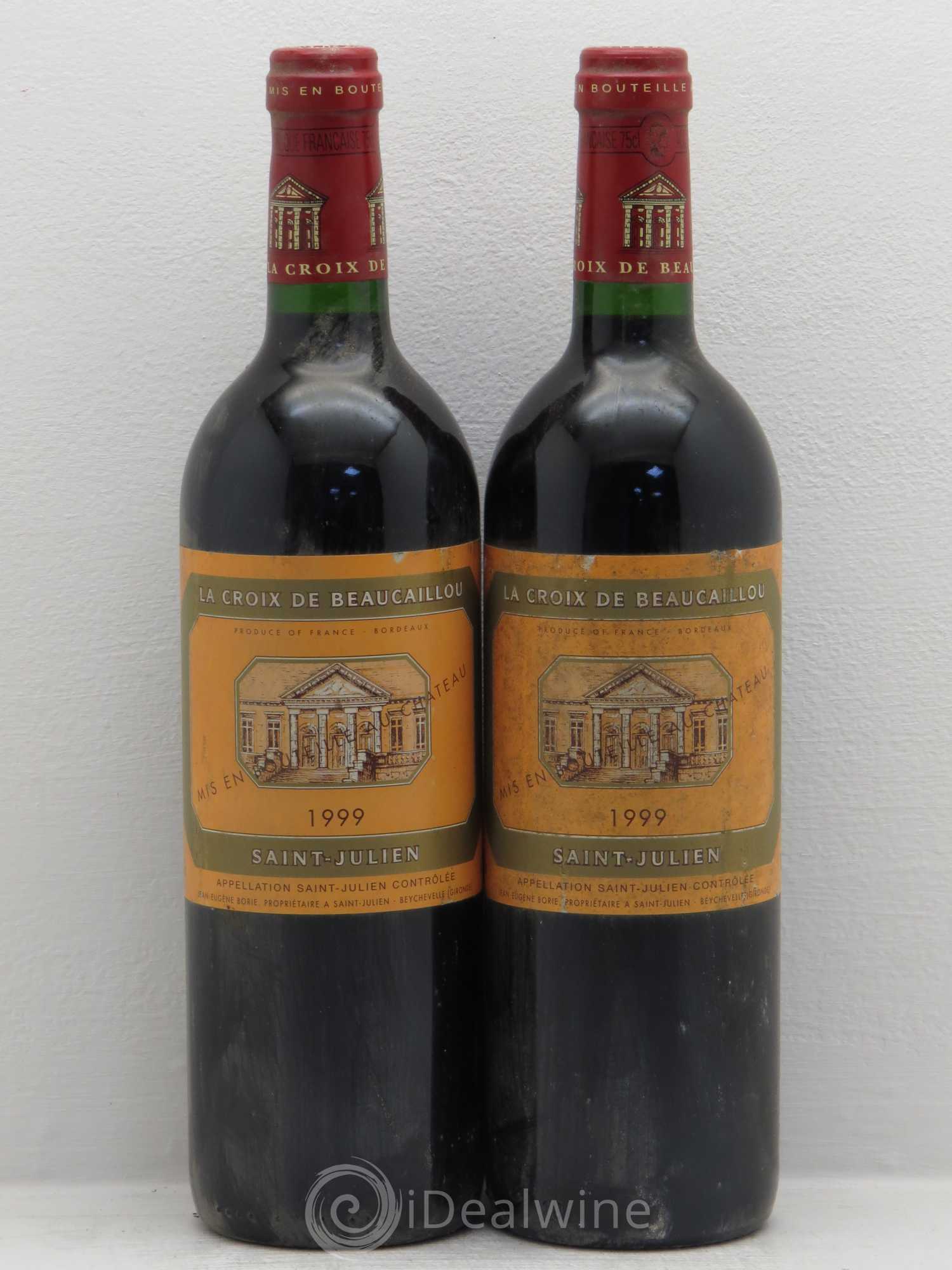 La Croix de Beaucaillou Second Vin 1999 - Lot de 2 bouteilles - 0