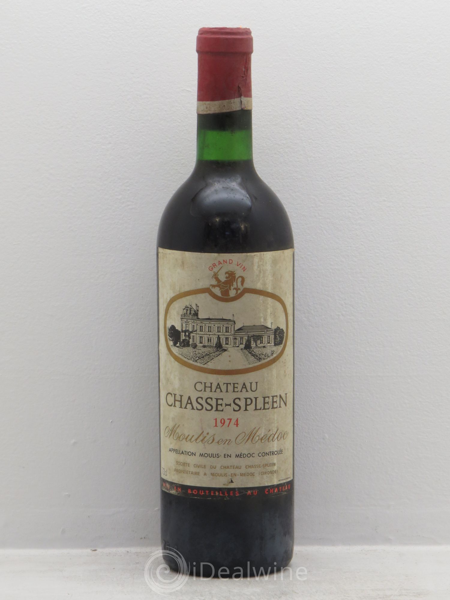 Château Chasse Spleen 1974 - Lot de 1 bouteille - 0