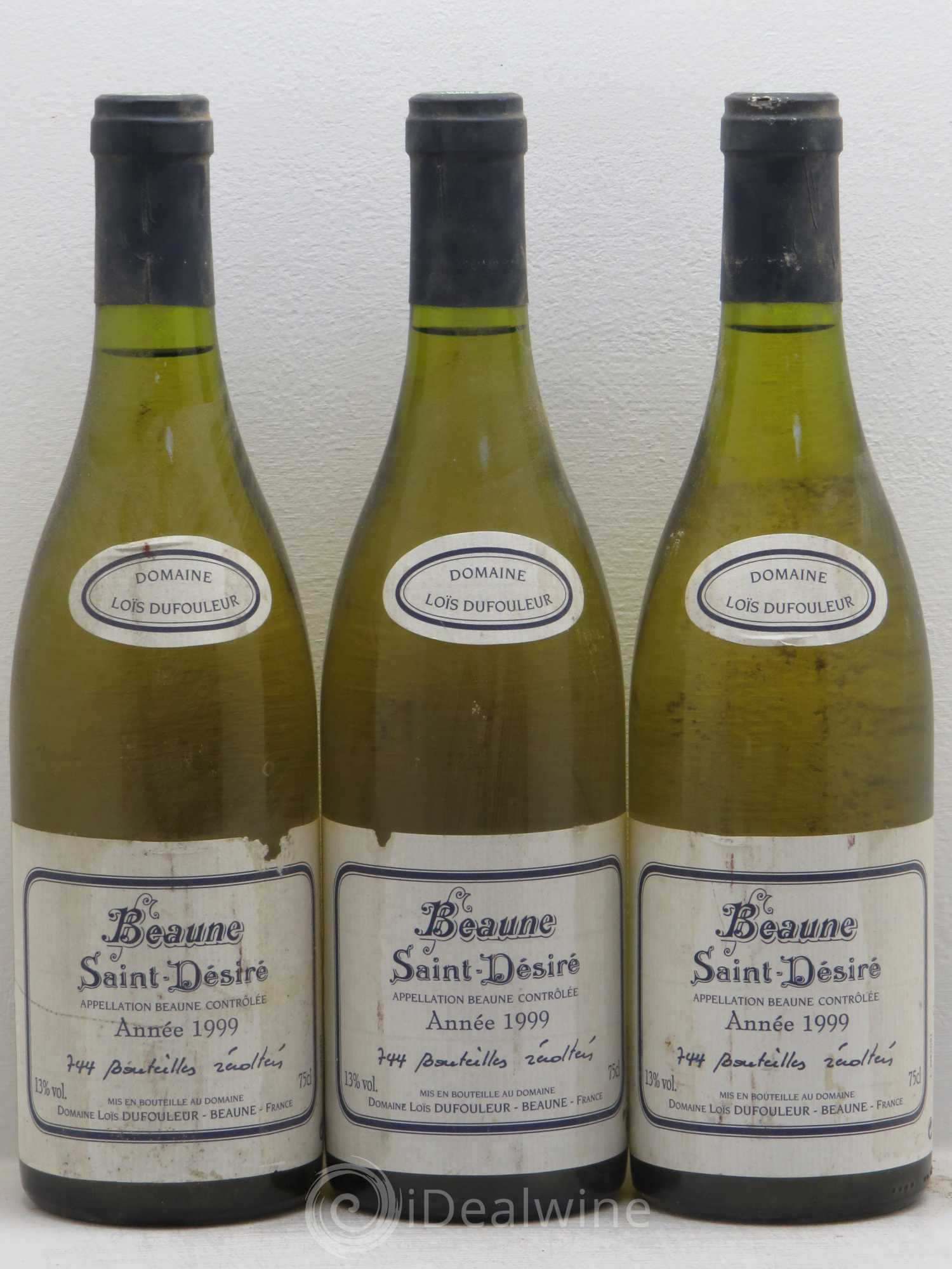 Beaune Saint desire dufouleur 1999 - Posten von 3 Flaschen - 0