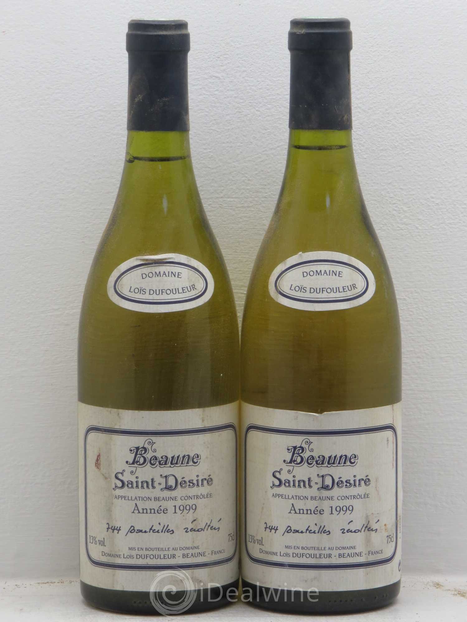 Beaune Saint desire dufouleur 1999 - Posten von 2 Flaschen - 0