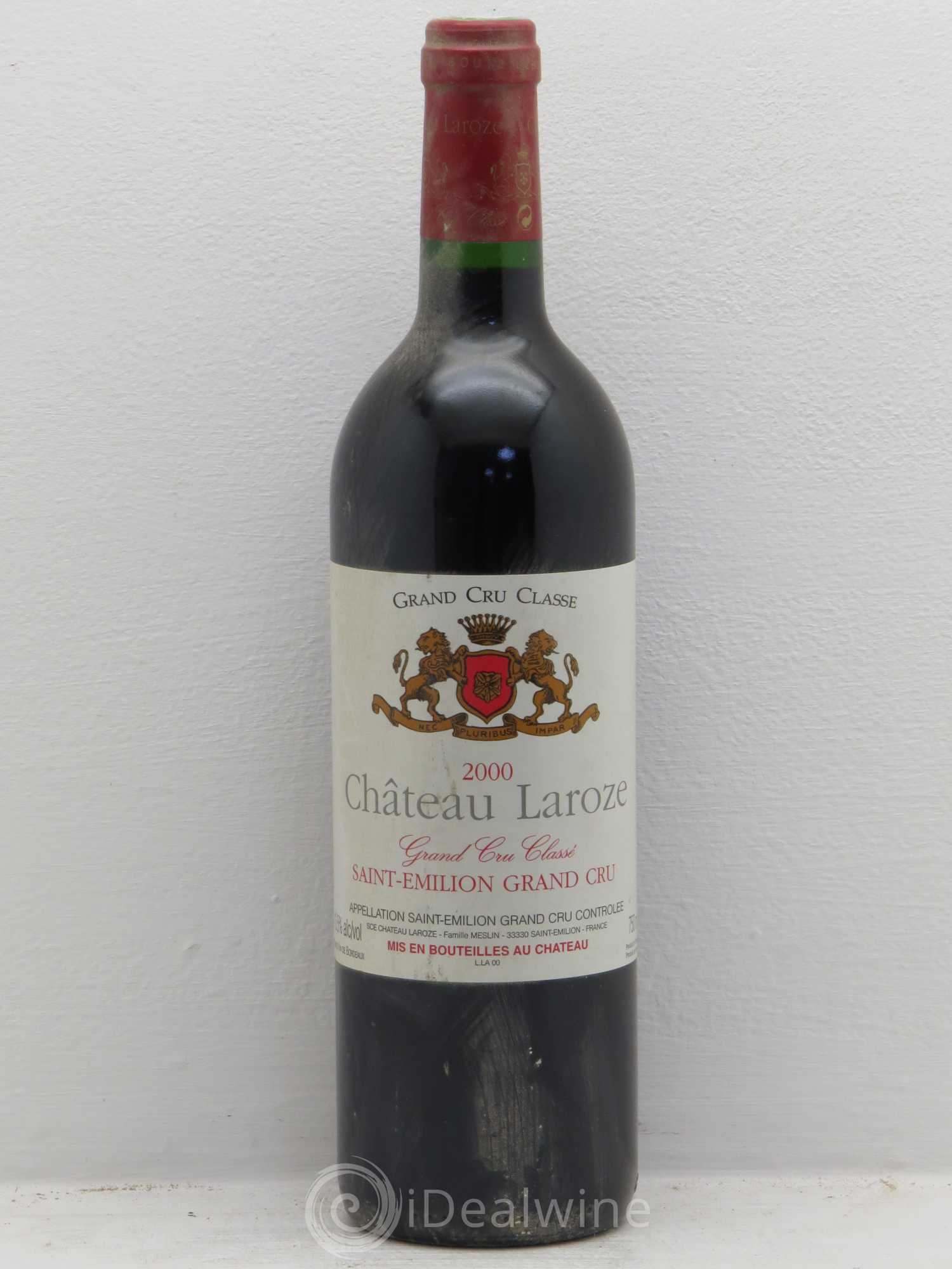 Château Laroze Grand Cru Classé 2000 - Lot de 12 bouteilles - 0