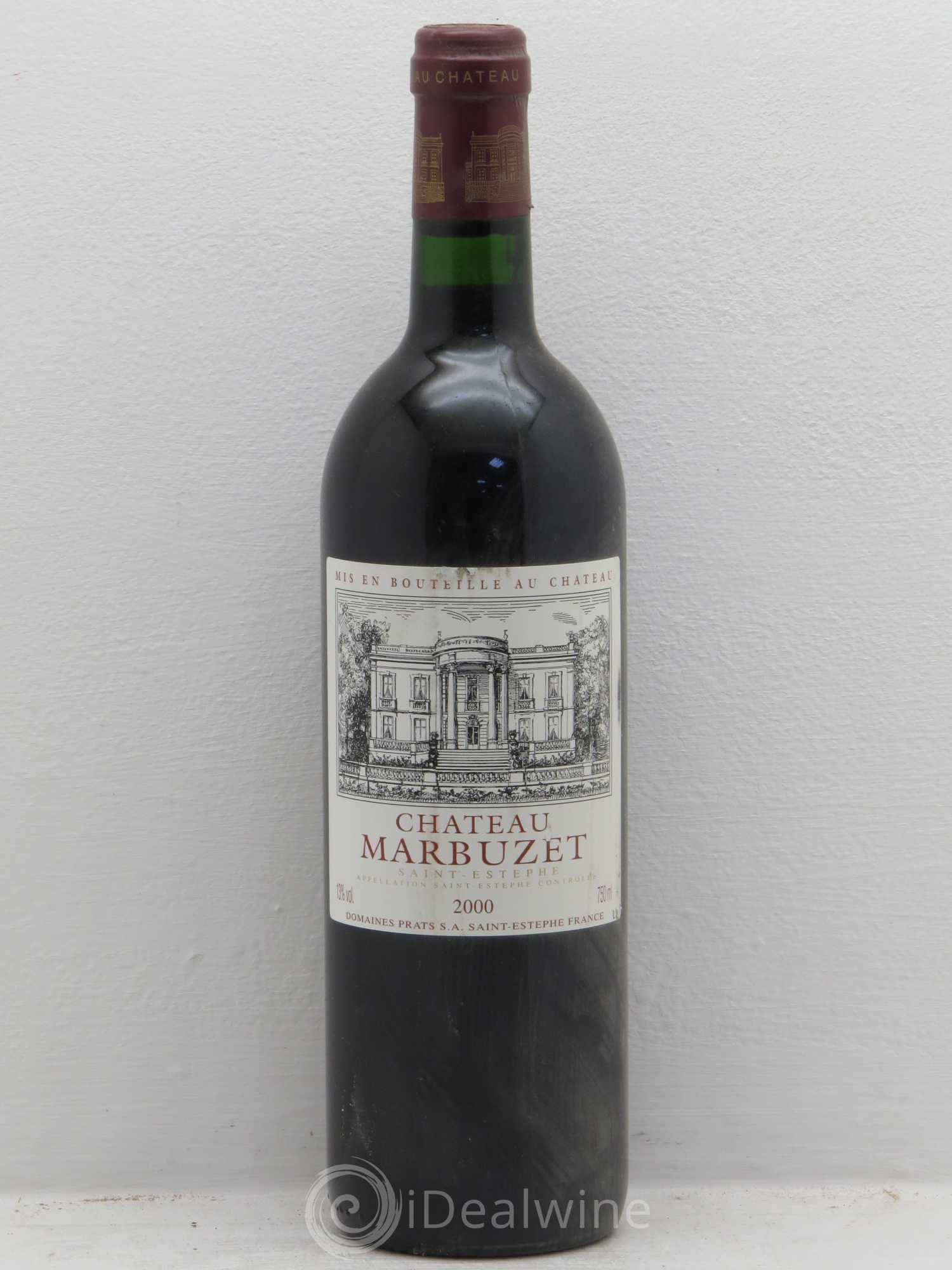 Château de Marbuzet Cru Bourgeois 2000 - Lot de 6 bouteilles - 0