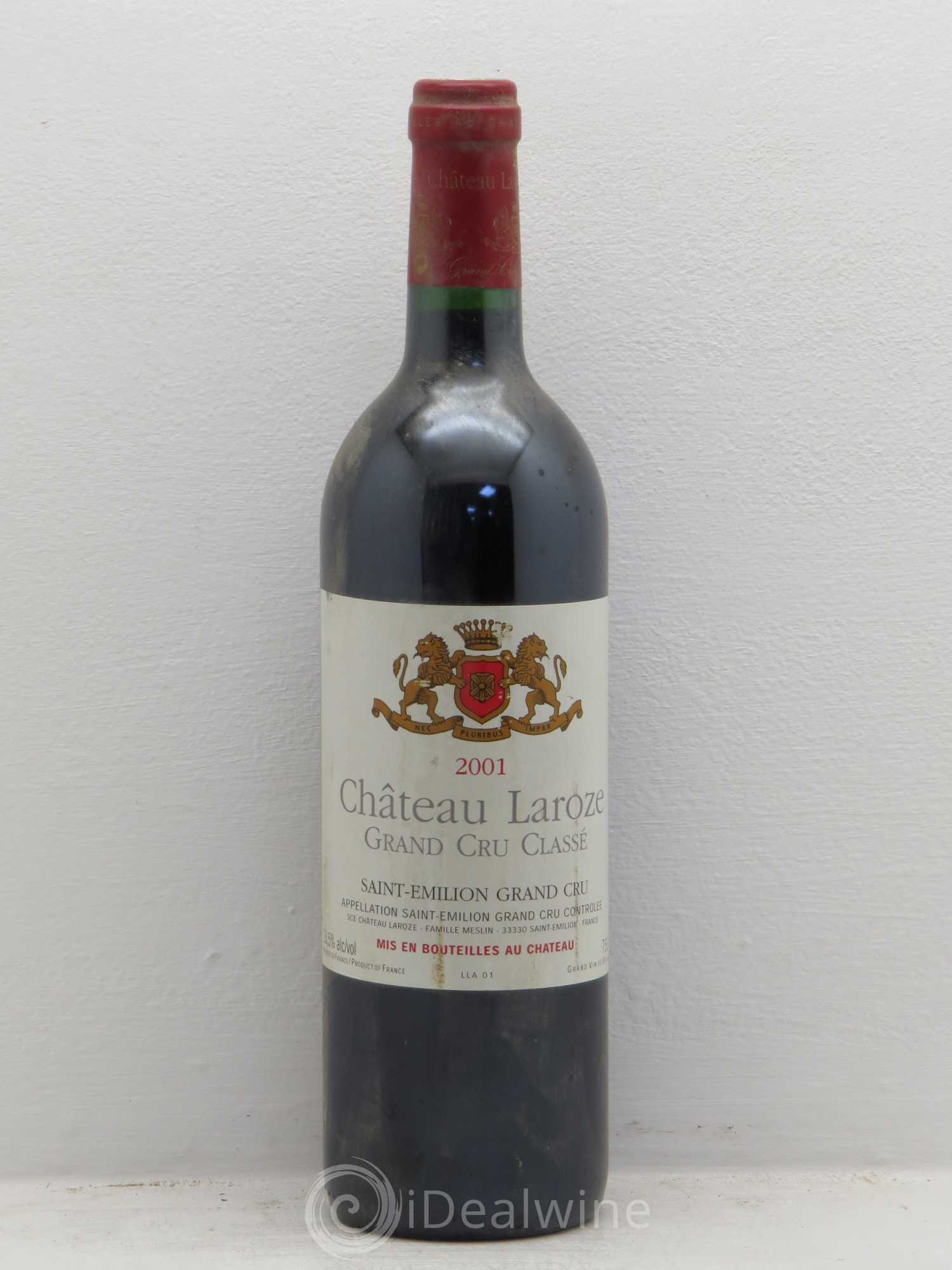 Château Laroze Grand Cru Classé 2001 - Lot de 6 bouteilles - 0