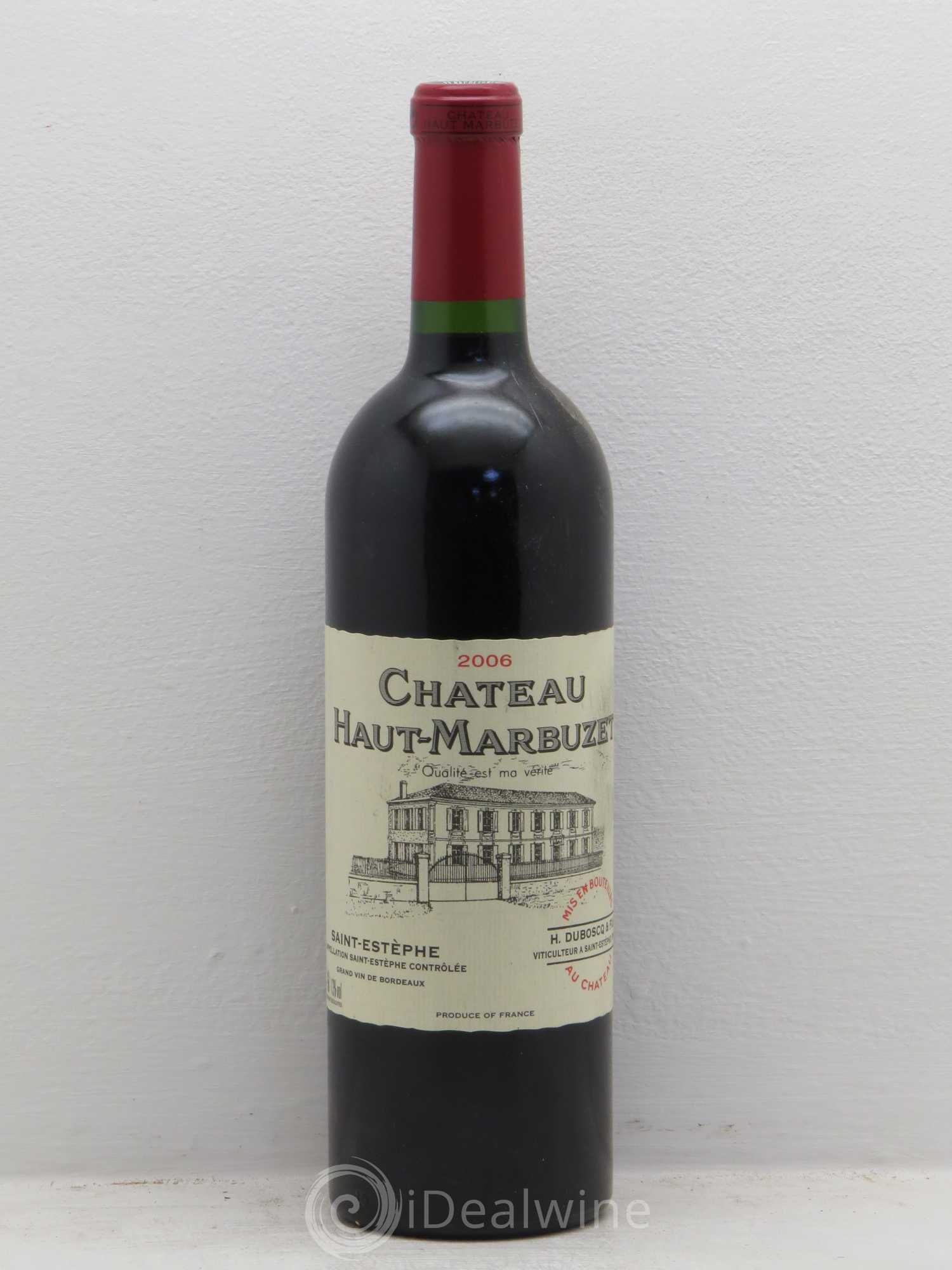 Château Haut Marbuzet 2006 - Lot de 12 bouteilles - 0