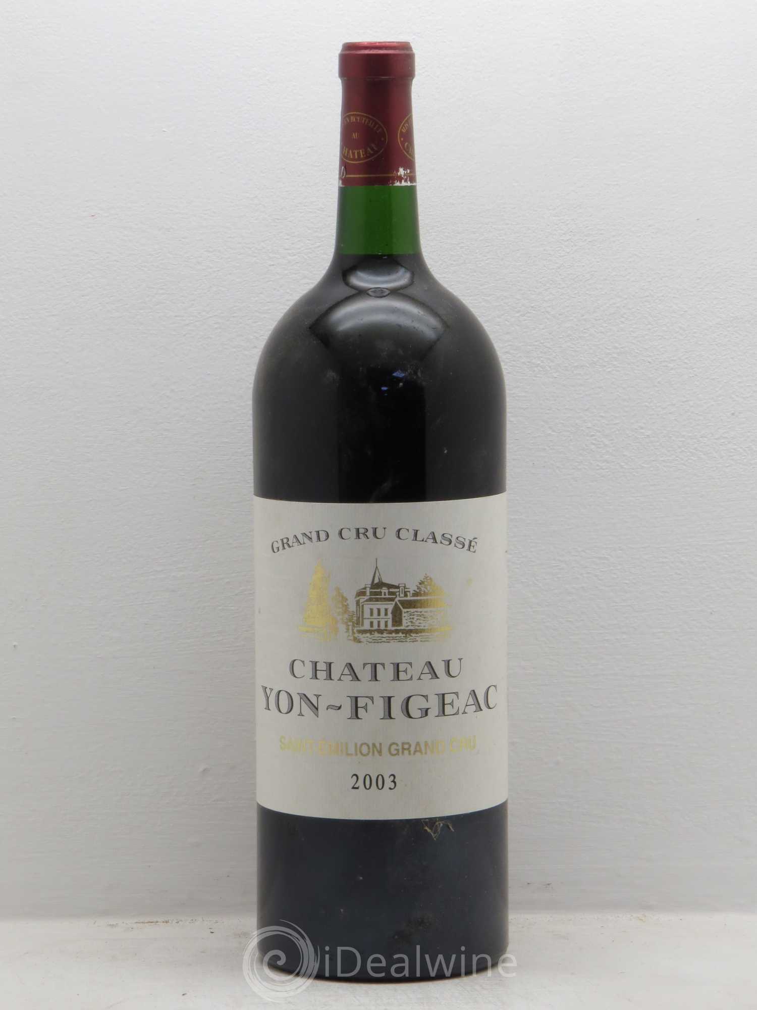 Château Yon Figeac Grand Cru Classé 2003 - Lot de 1 magnum - 0