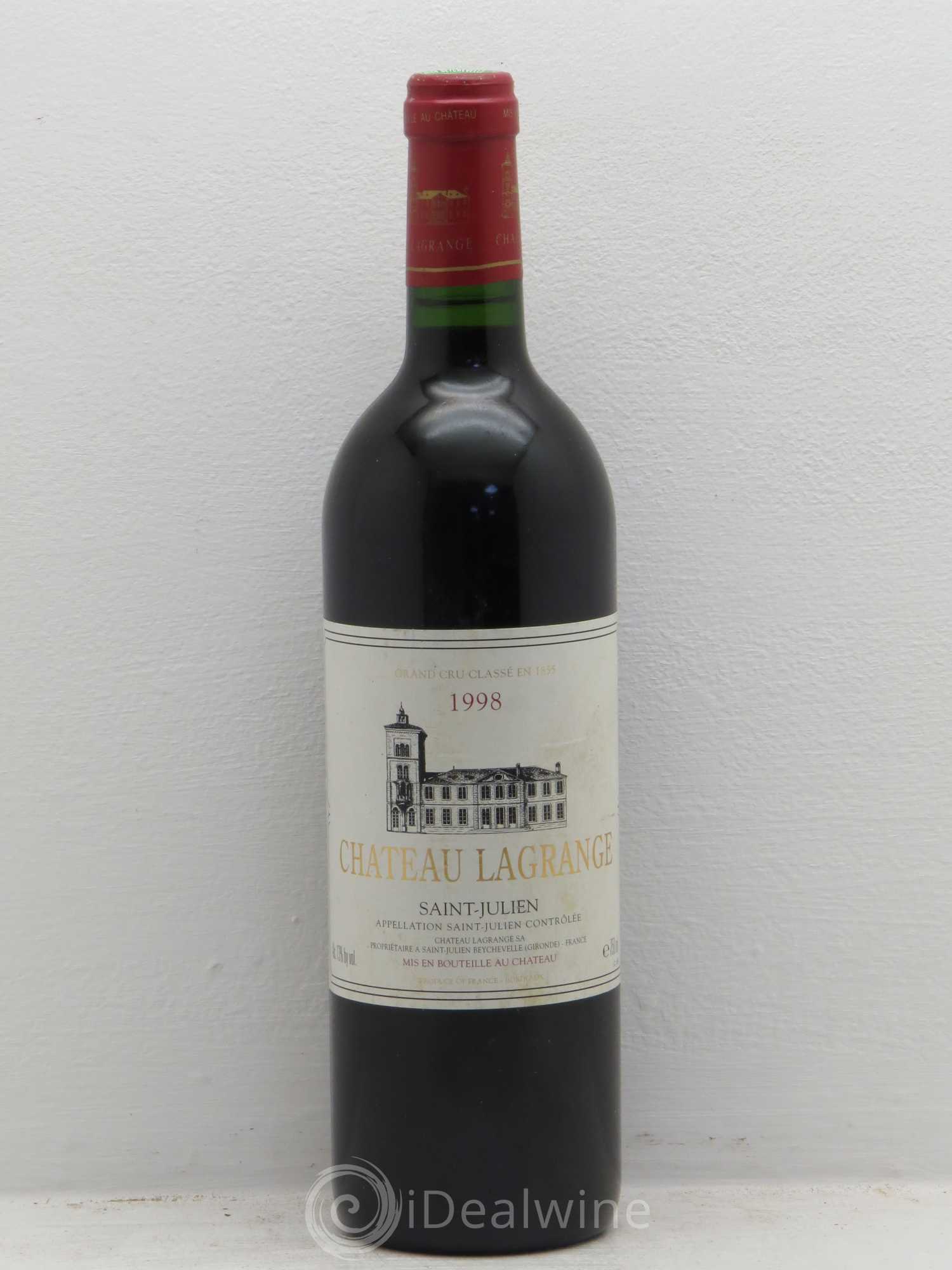 Château Lagrange 3ème Grand Cru Classé 1998 - Lot de 1 bouteille - 0