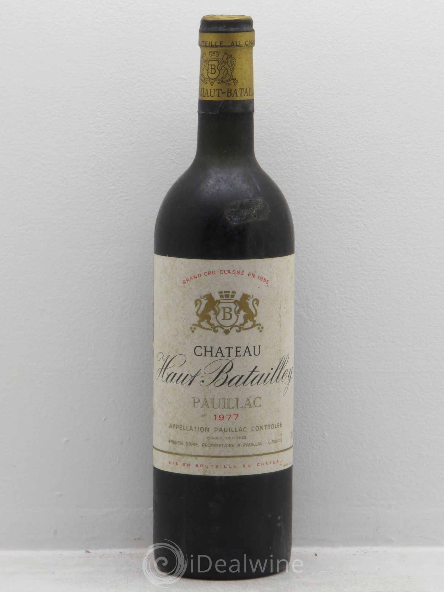 Château Haut Batailley 5ème Grand Cru Classé 1977 - Lot de 1 bouteille - 0