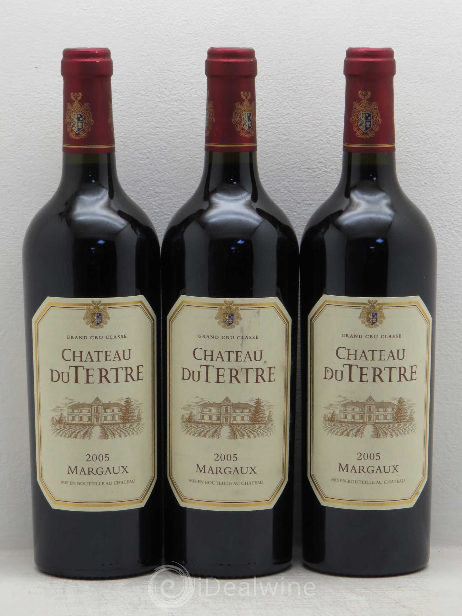 Château du Tertre 5ème Grand Cru Classé 2005 - Lot de 3 bouteilles - 0