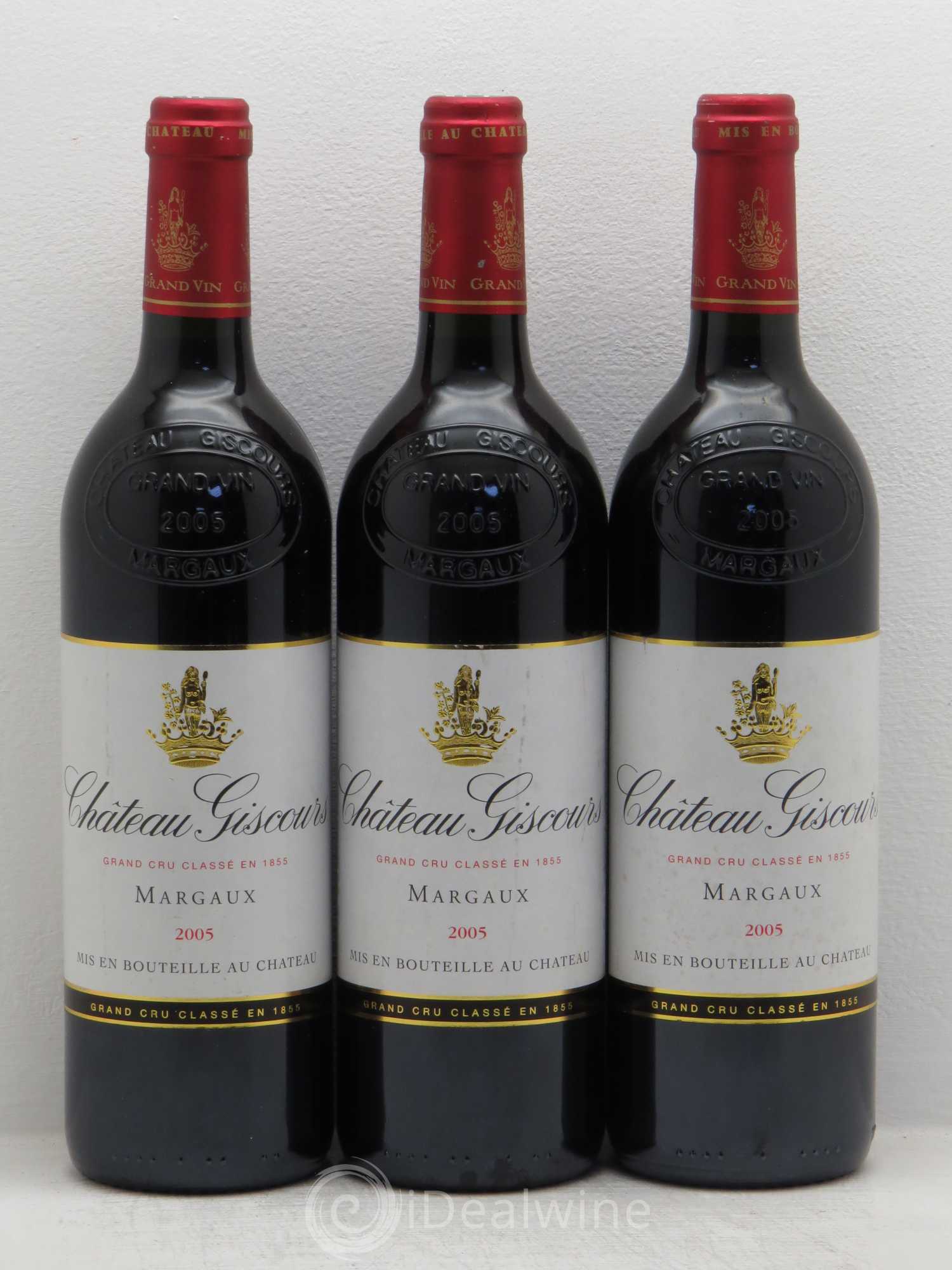 Château Giscours 3ème Grand Cru Classé 2005 - Lot de 3 bouteilles - 0