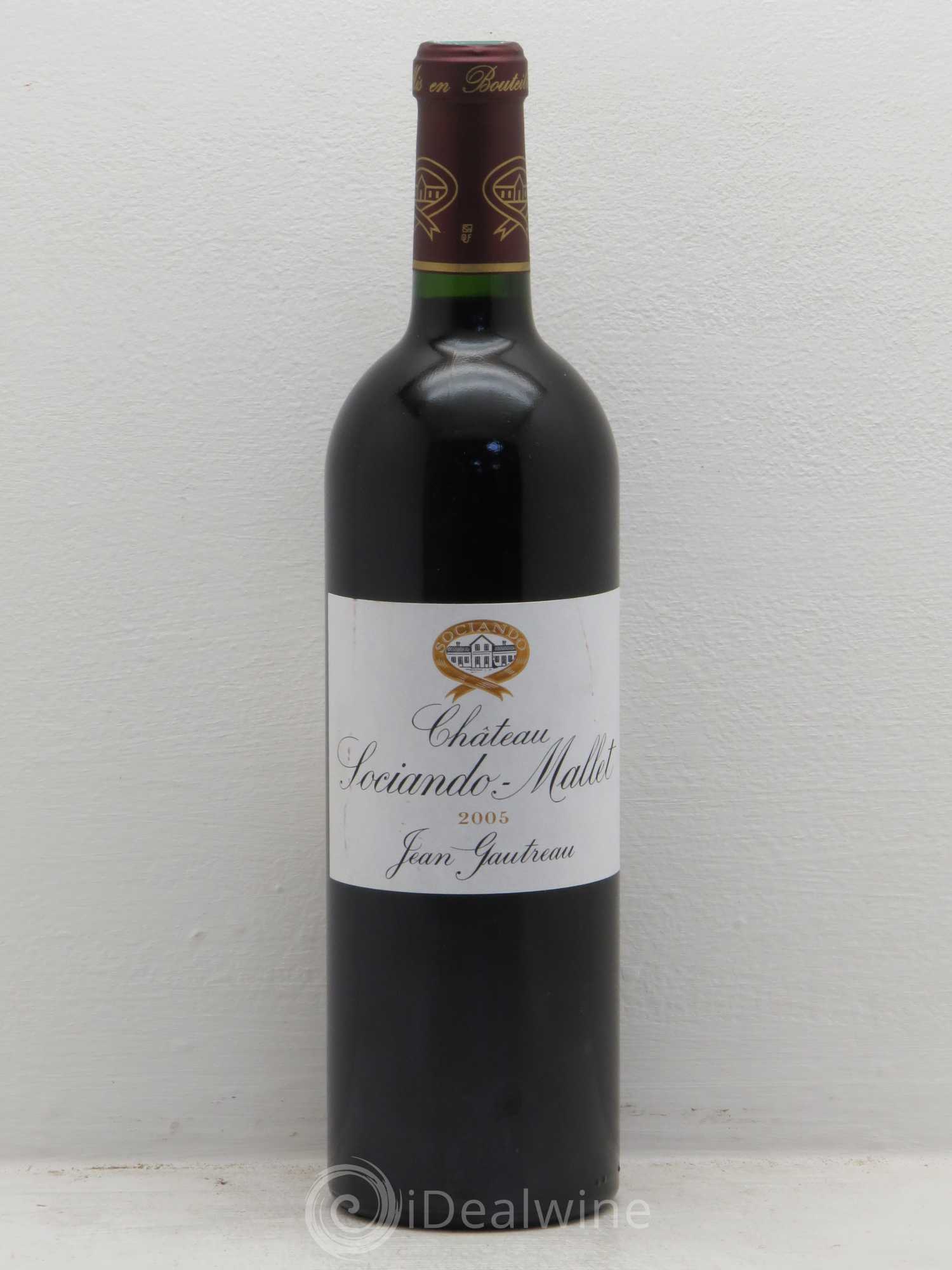 Château Sociando Mallet 2005 - Lot de 6 bouteilles - 0