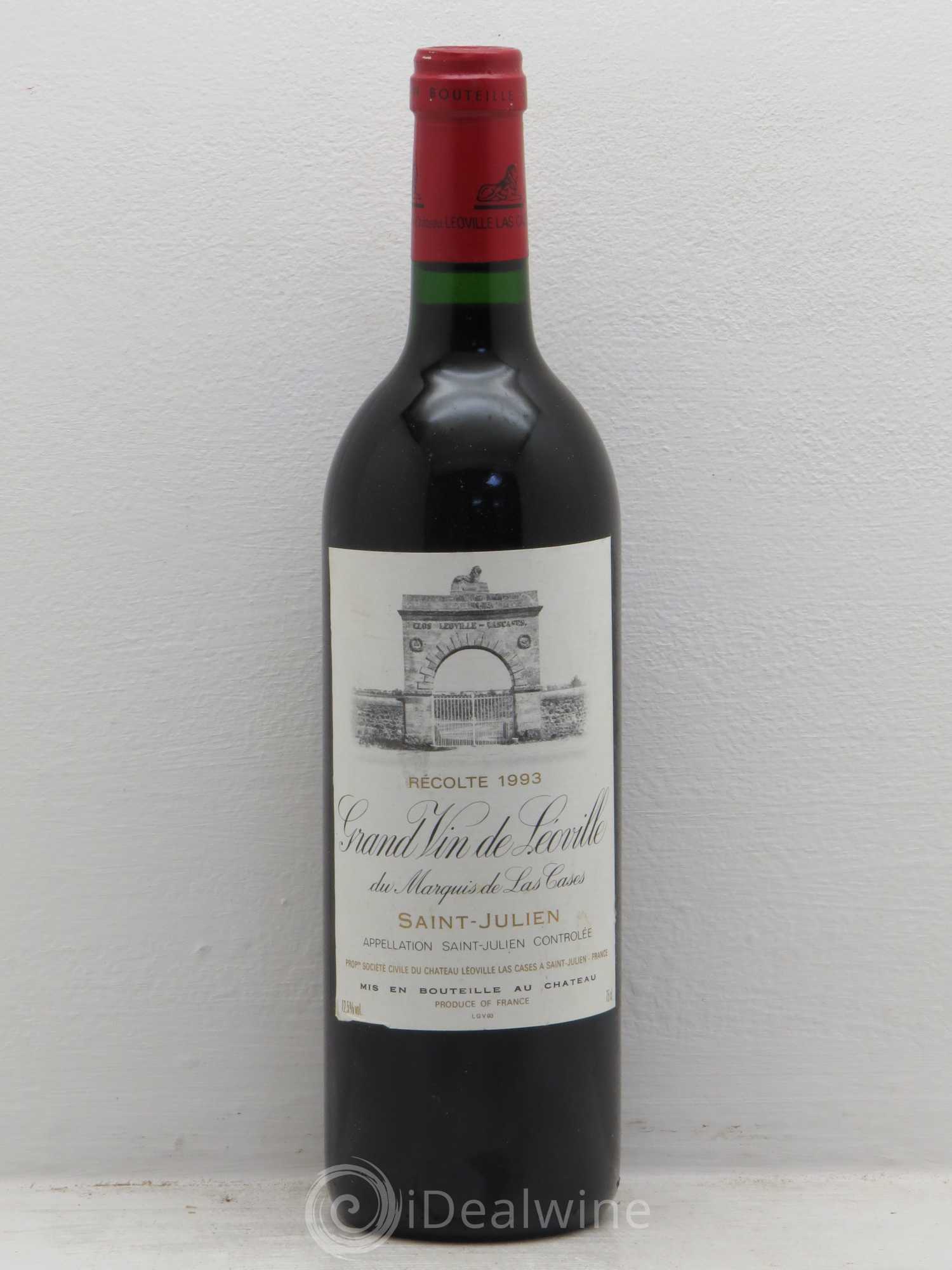 Château Léoville Las Cases 2ème Grand Cru Classé 1993 - Lot de 1 bouteille - 0