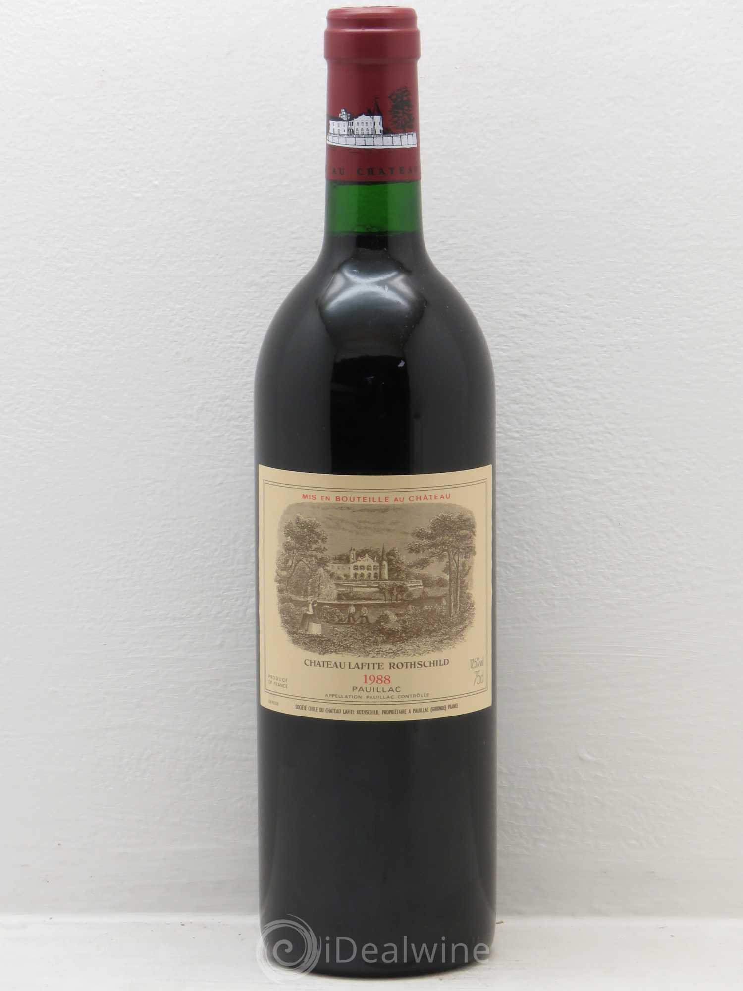 Château Lafite Rothschild 1er Grand Cru Classé 1988 - Lot de 1 bouteille - 0