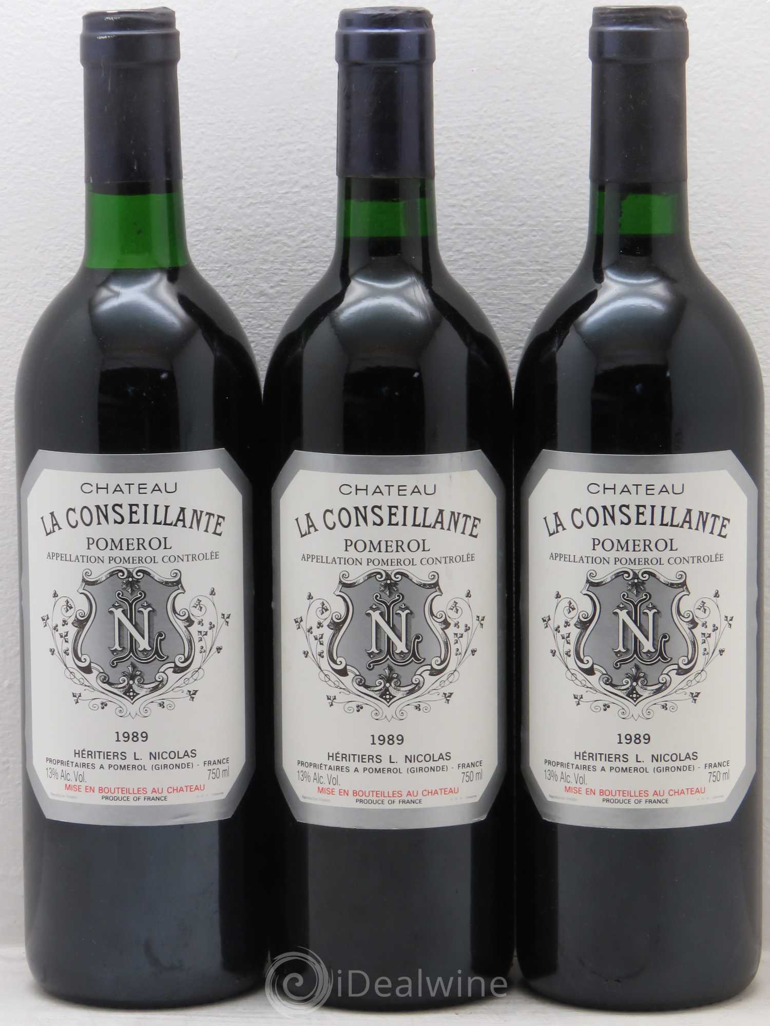 Château la Conseillante 1989 - Lot de 3 bouteilles - 0