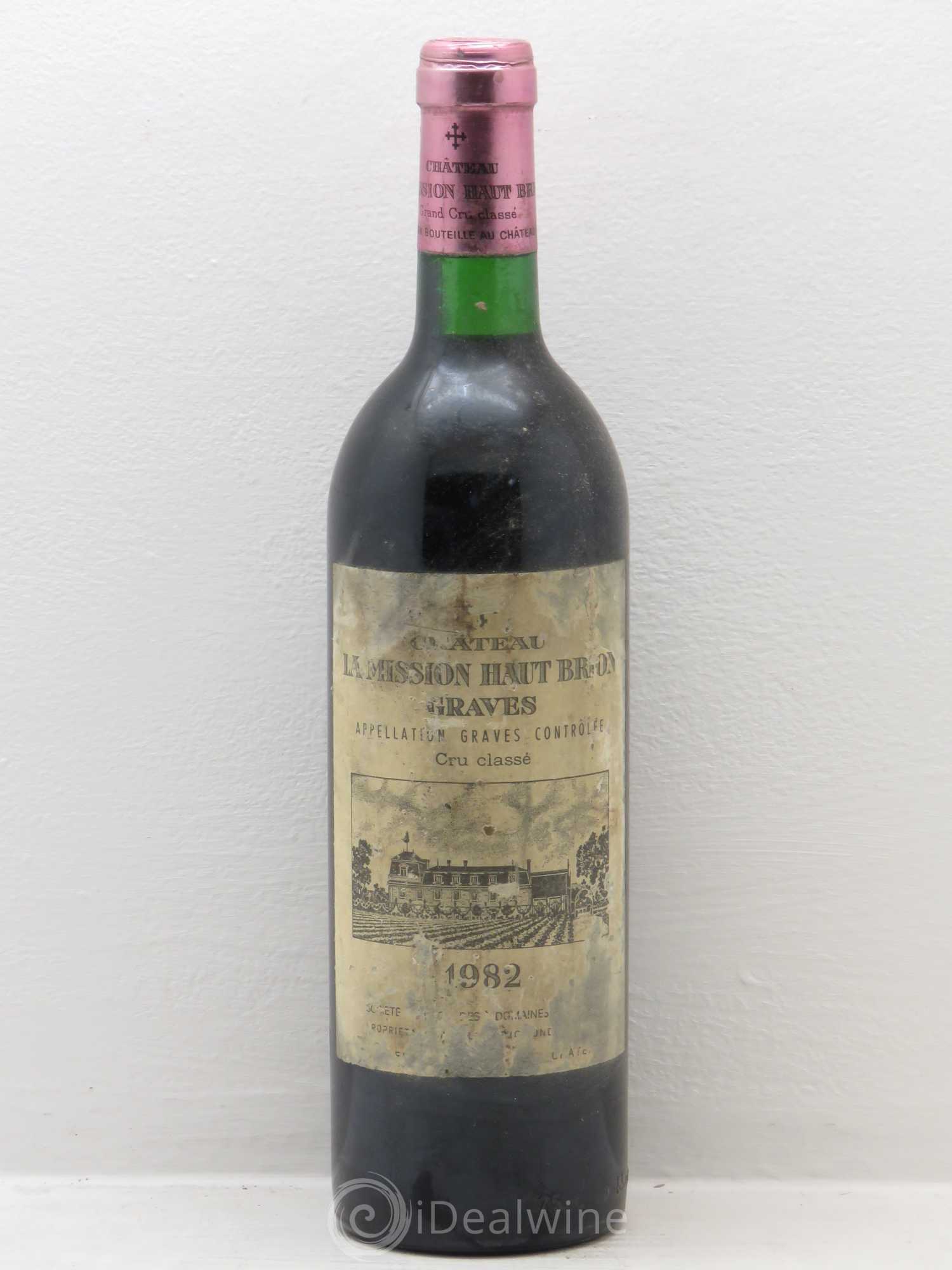 Château la Mission Haut-Brion Cru Classé de Graves 1982 - Lot de 1 bouteille - 0