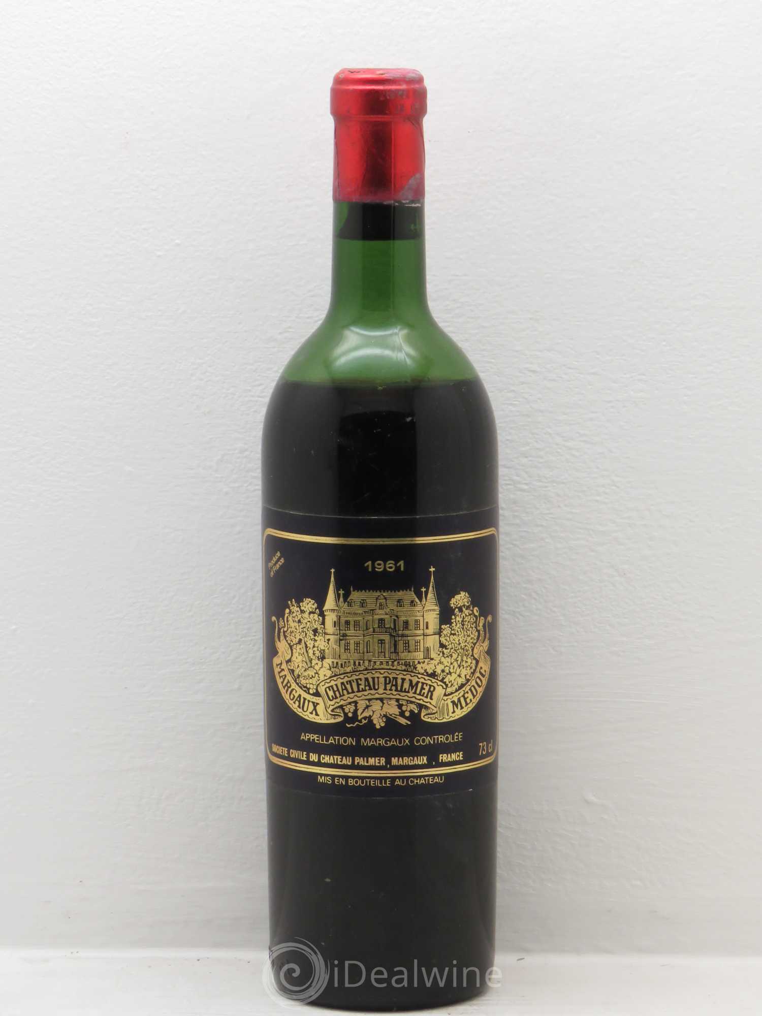 Château Palmer 3ème Grand Cru Classé 1961 - Lot de 1 bouteille - 0