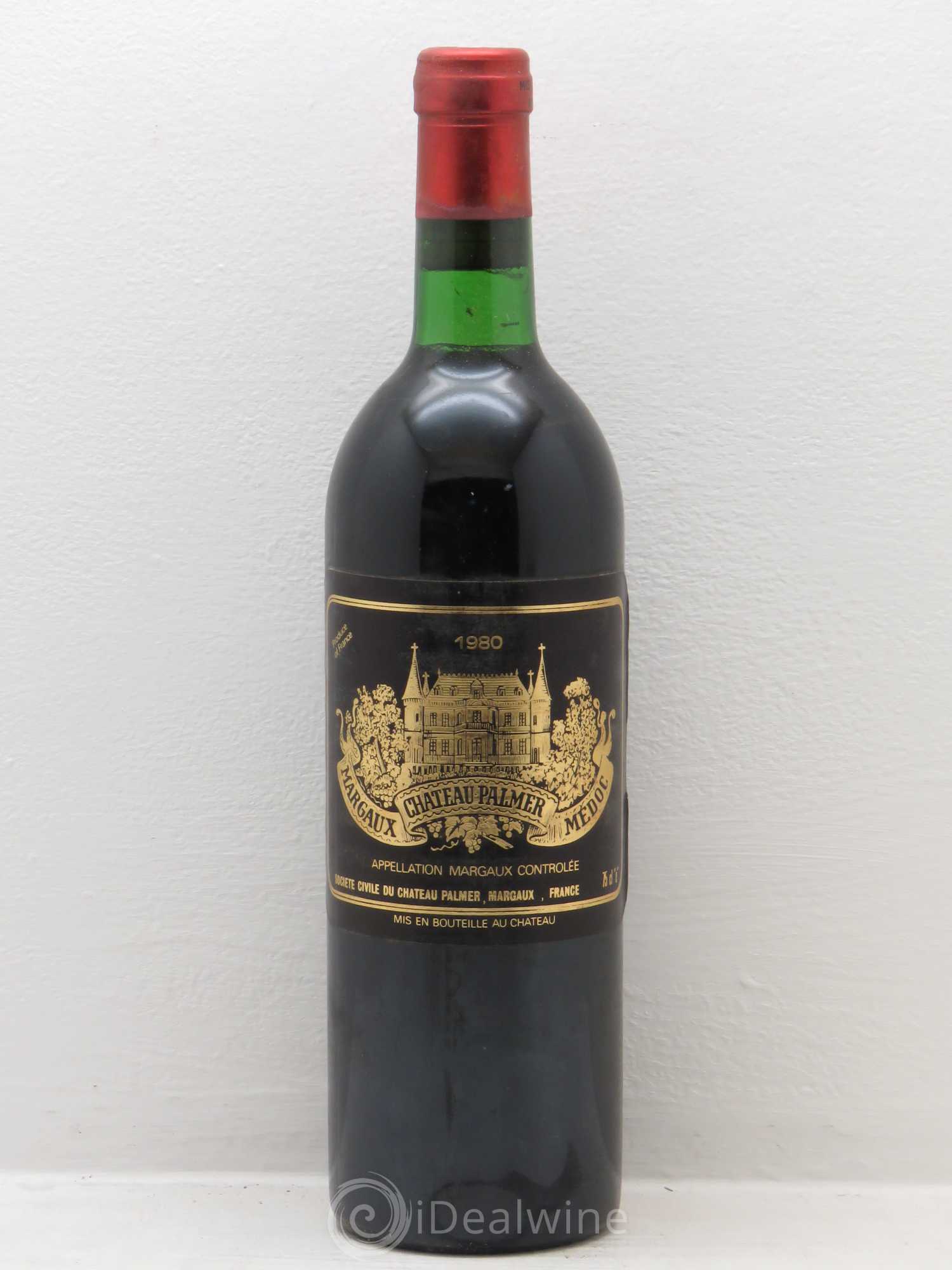 Château Palmer 3ème Grand Cru Classé 1980 - Lot de 1 bouteille - 0