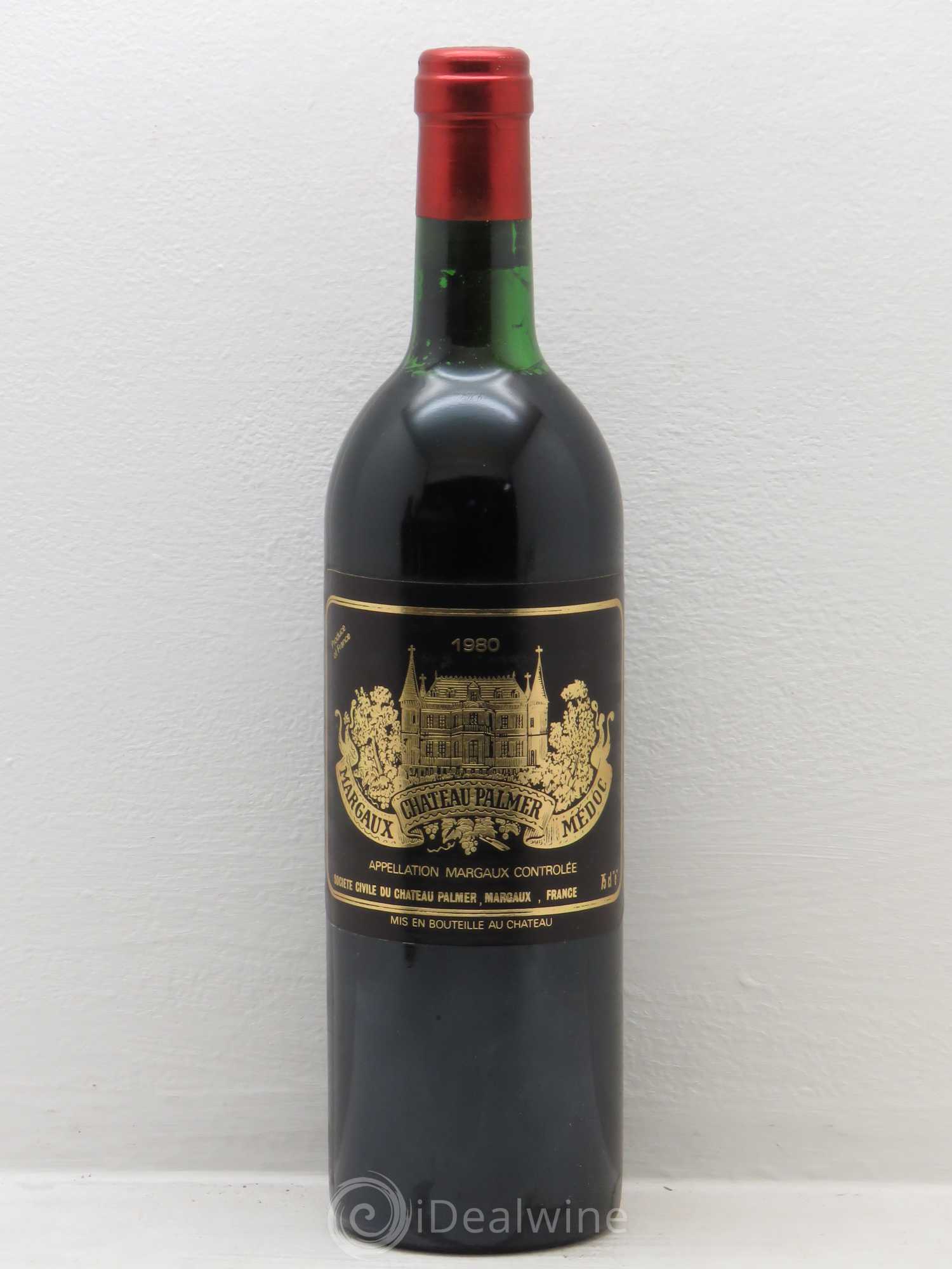 Château Palmer 3ème Grand Cru Classé 1980 - Lot de 1 bouteille - 0