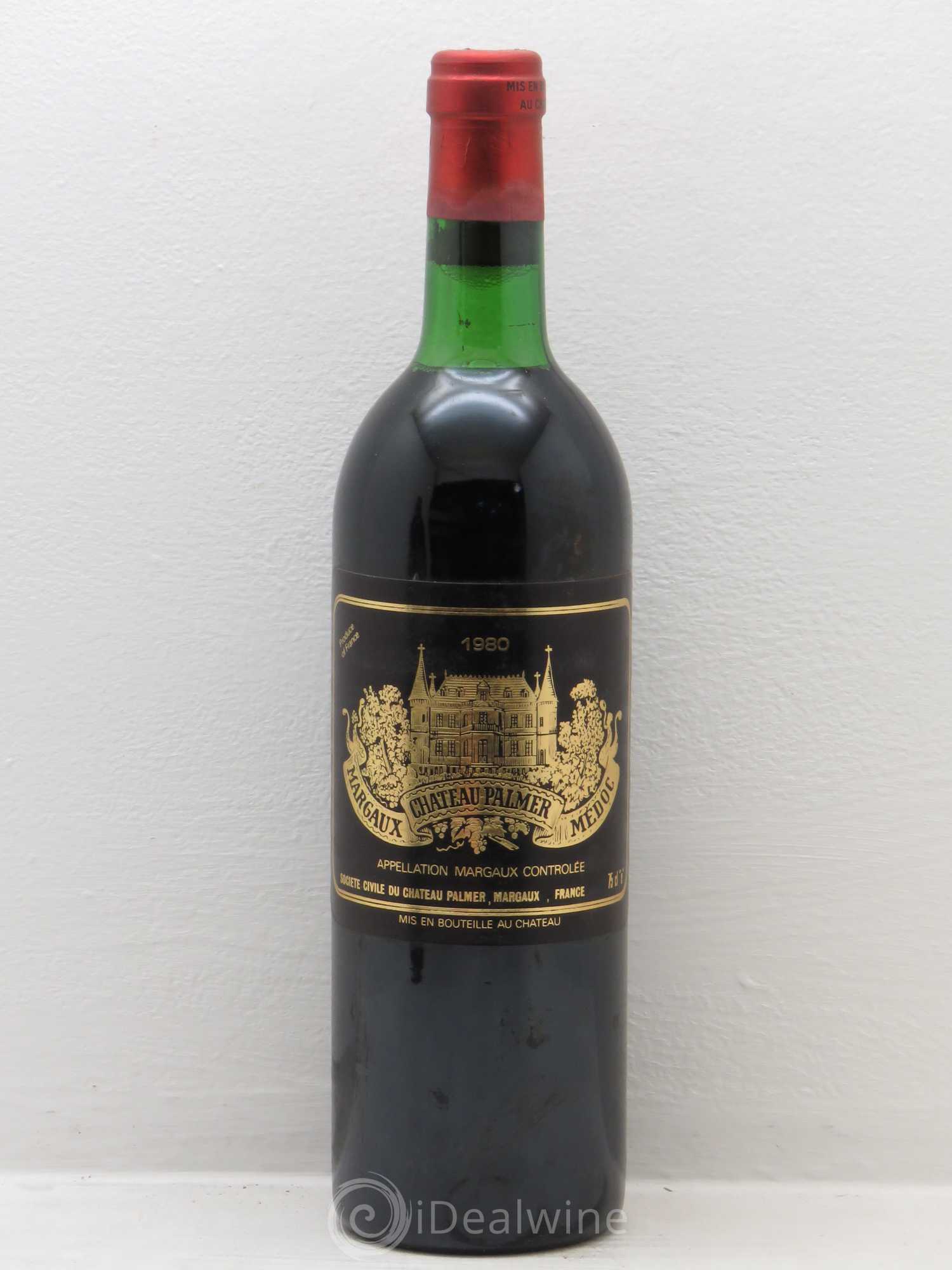 Château Palmer 3ème Grand Cru Classé 1980 - Lot de 1 bouteille - 0