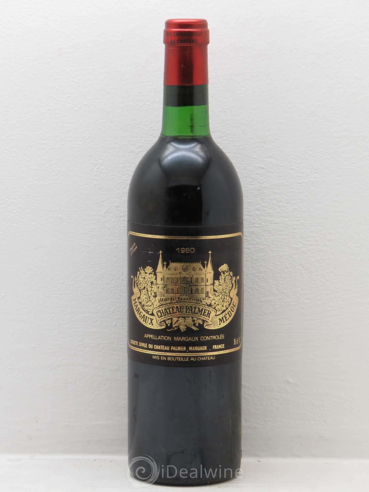 Château Palmer 3ème Grand Cru Classé 1980 - Lot de 1 bouteille - 0