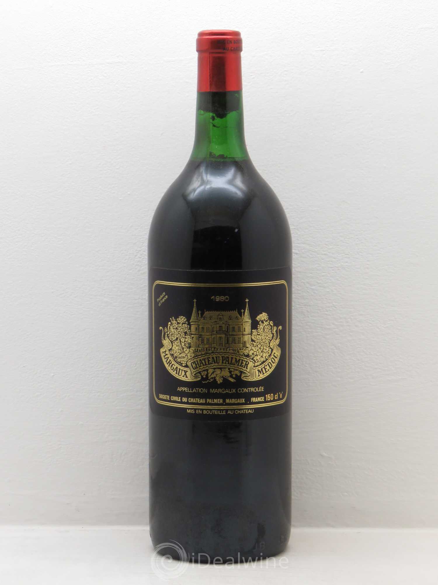 Château Palmer 3ème Grand Cru Classé 1980 - Lot de 1 magnum - 0
