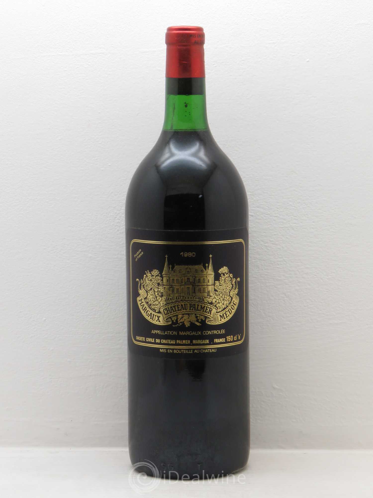 Château Palmer 3ème Grand Cru Classé 1980 - Lot de 1 magnum - 0