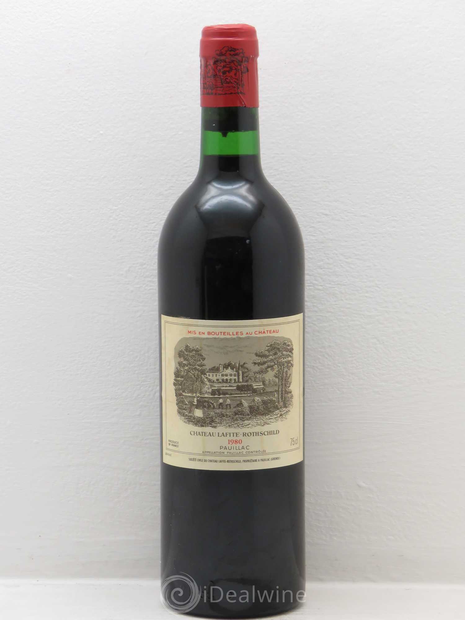 Château Lafite Rothschild 1er Grand Cru Classé 1980 - Lot de 1 bouteille - 0