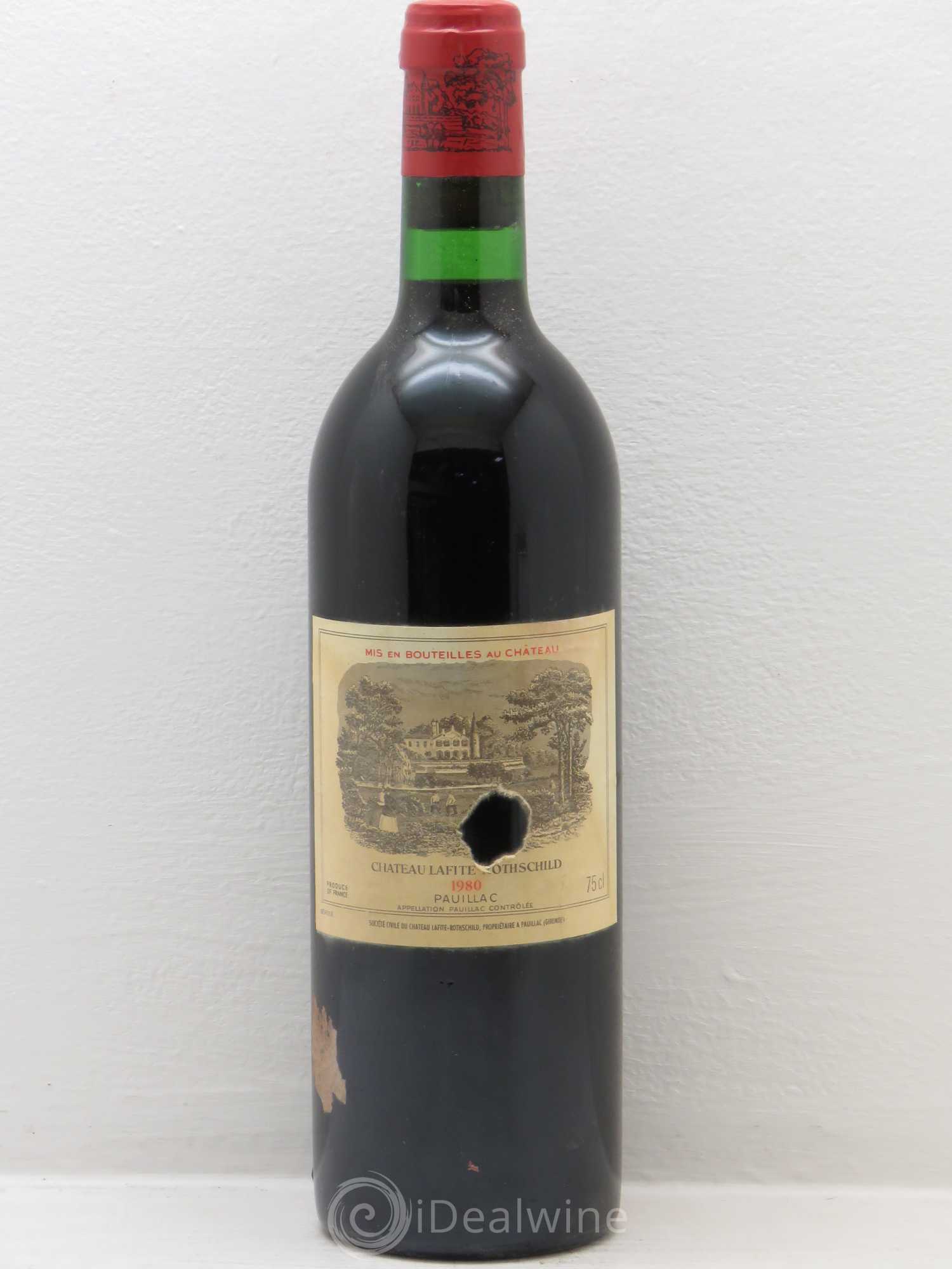 Château Lafite Rothschild 1er Grand Cru Classé 1980 - Lot de 1 bouteille - 0