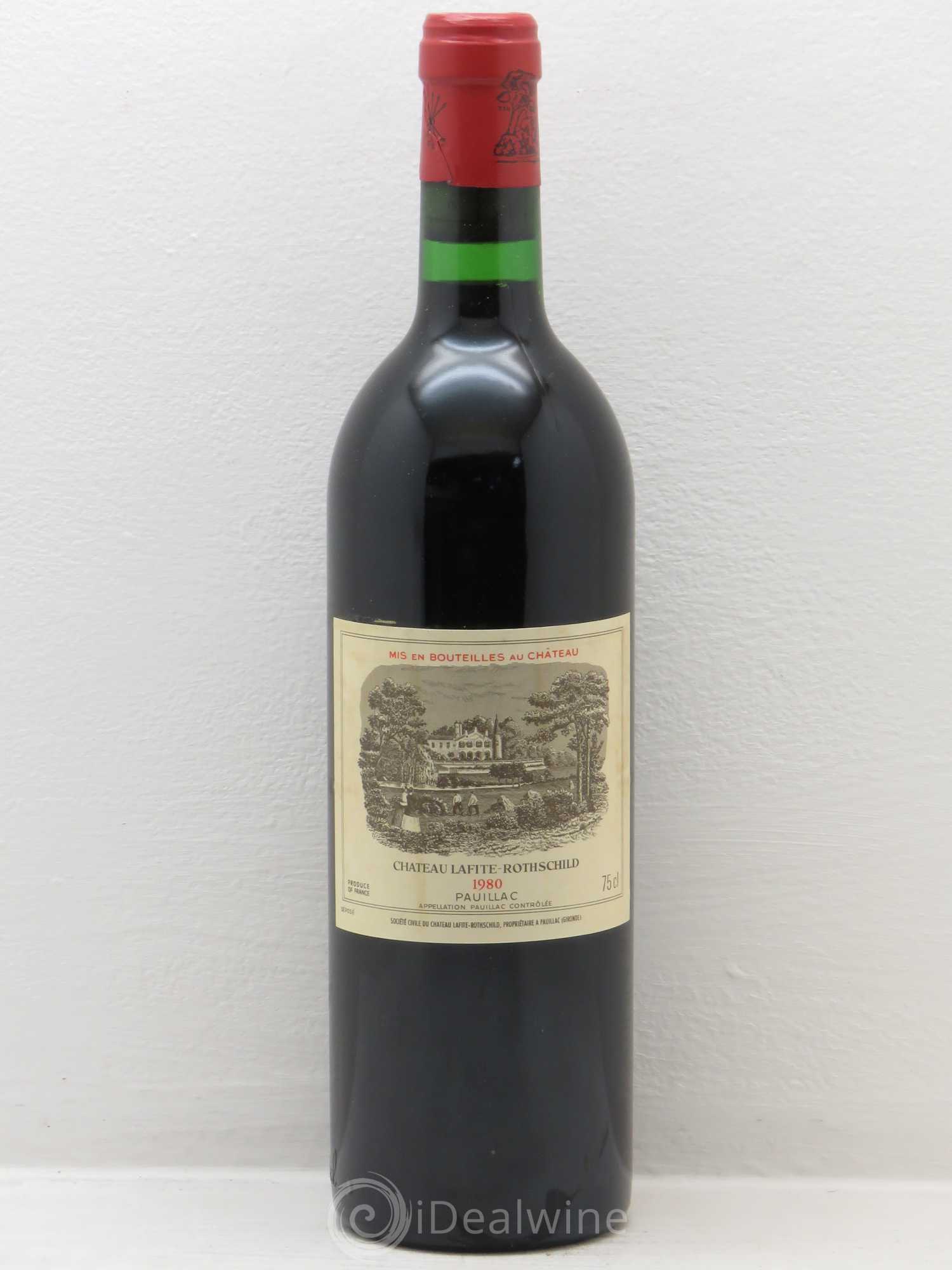 Château Lafite Rothschild 1er Grand Cru Classé 1980 - Lot de 1 bouteille - 0
