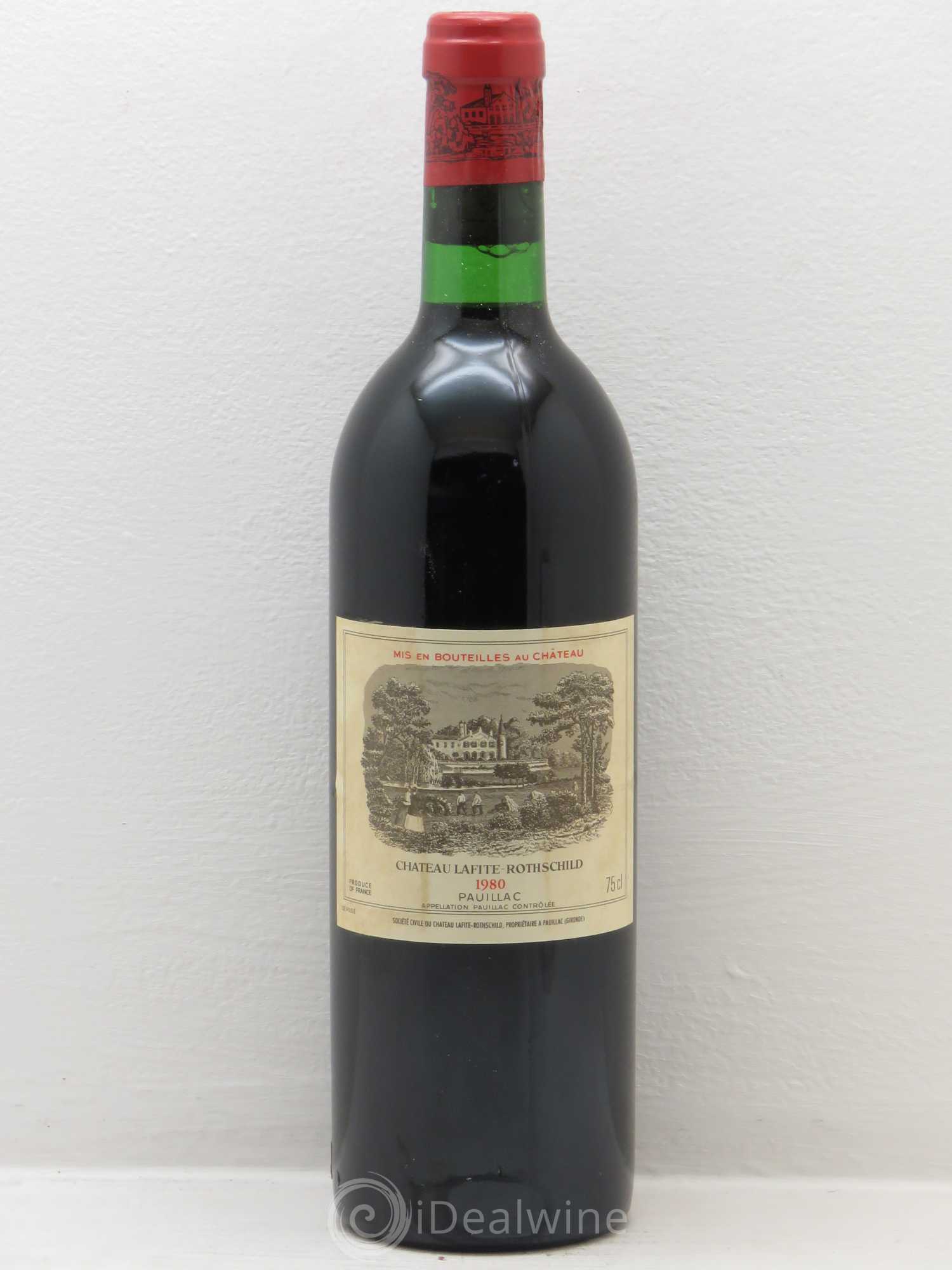 Château Lafite Rothschild 1er Grand Cru Classé 1980 - Lot de 1 bouteille - 0