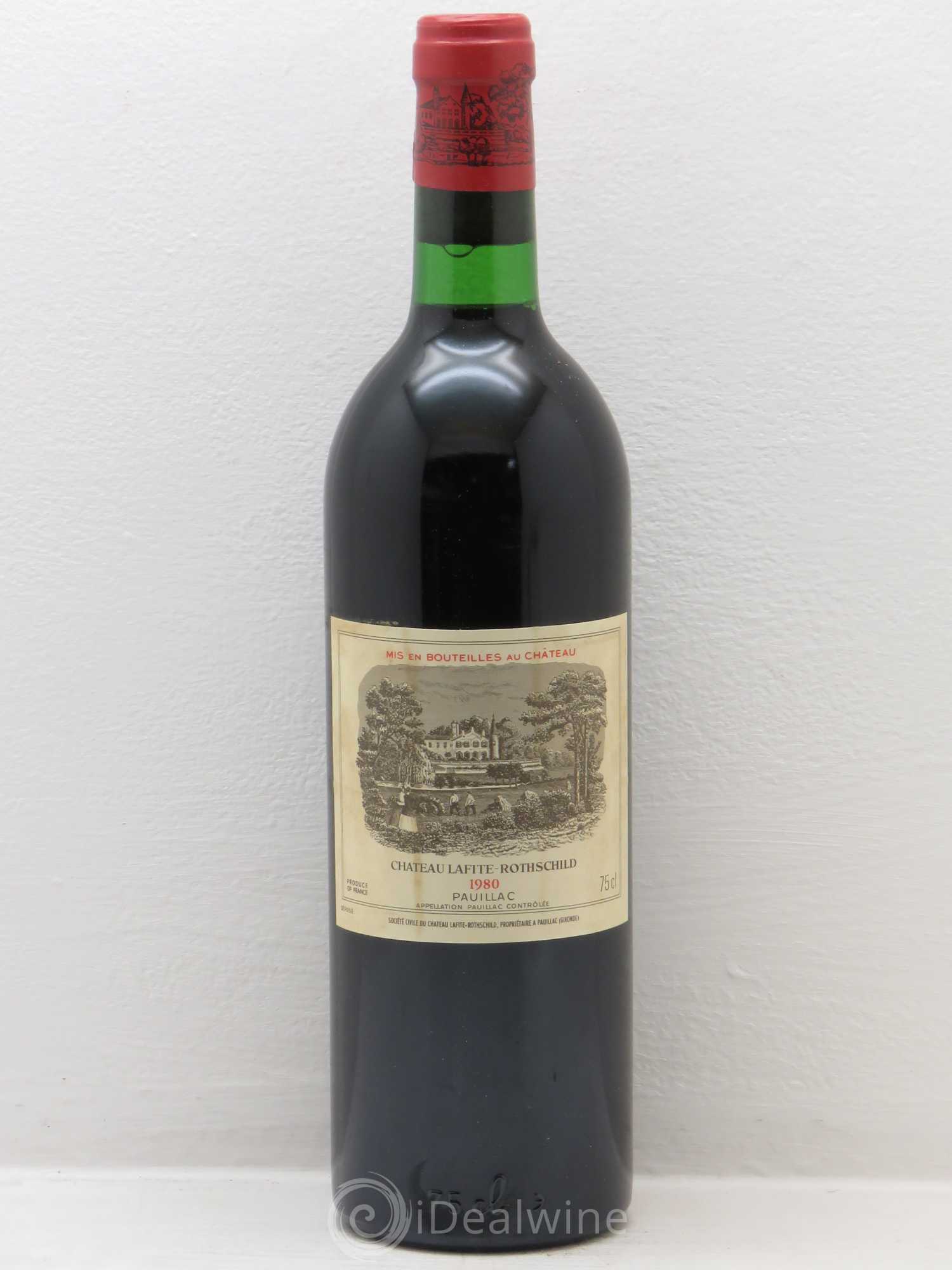 Château Lafite Rothschild 1er Grand Cru Classé 1980 - Lot de 1 bouteille - 0