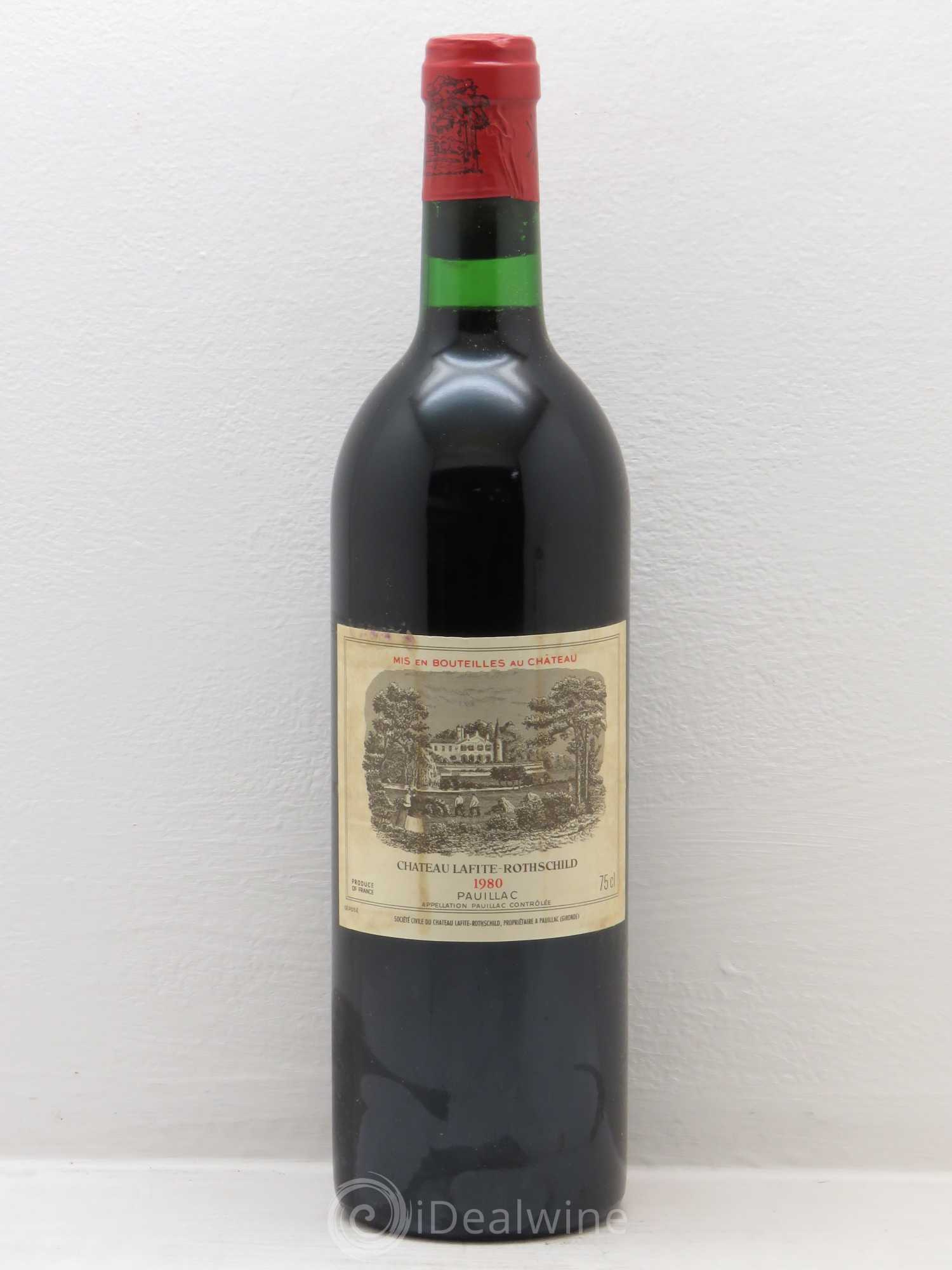 Château Lafite Rothschild 1er Grand Cru Classé 1980 - Lot de 1 bouteille - 0