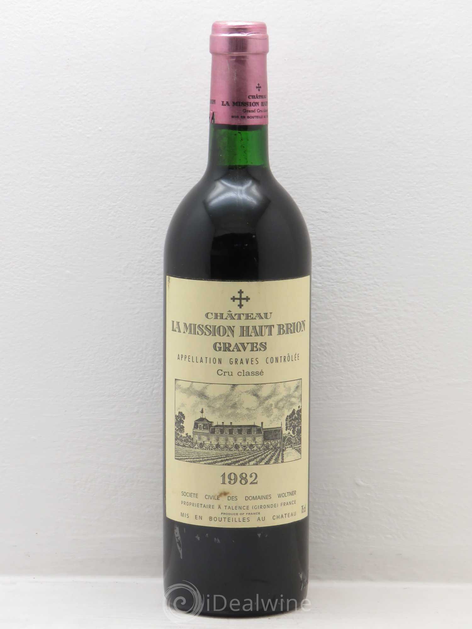 Château la Mission Haut-Brion Cru Classé de Graves 1982 - Lot de 1 bouteille - 0