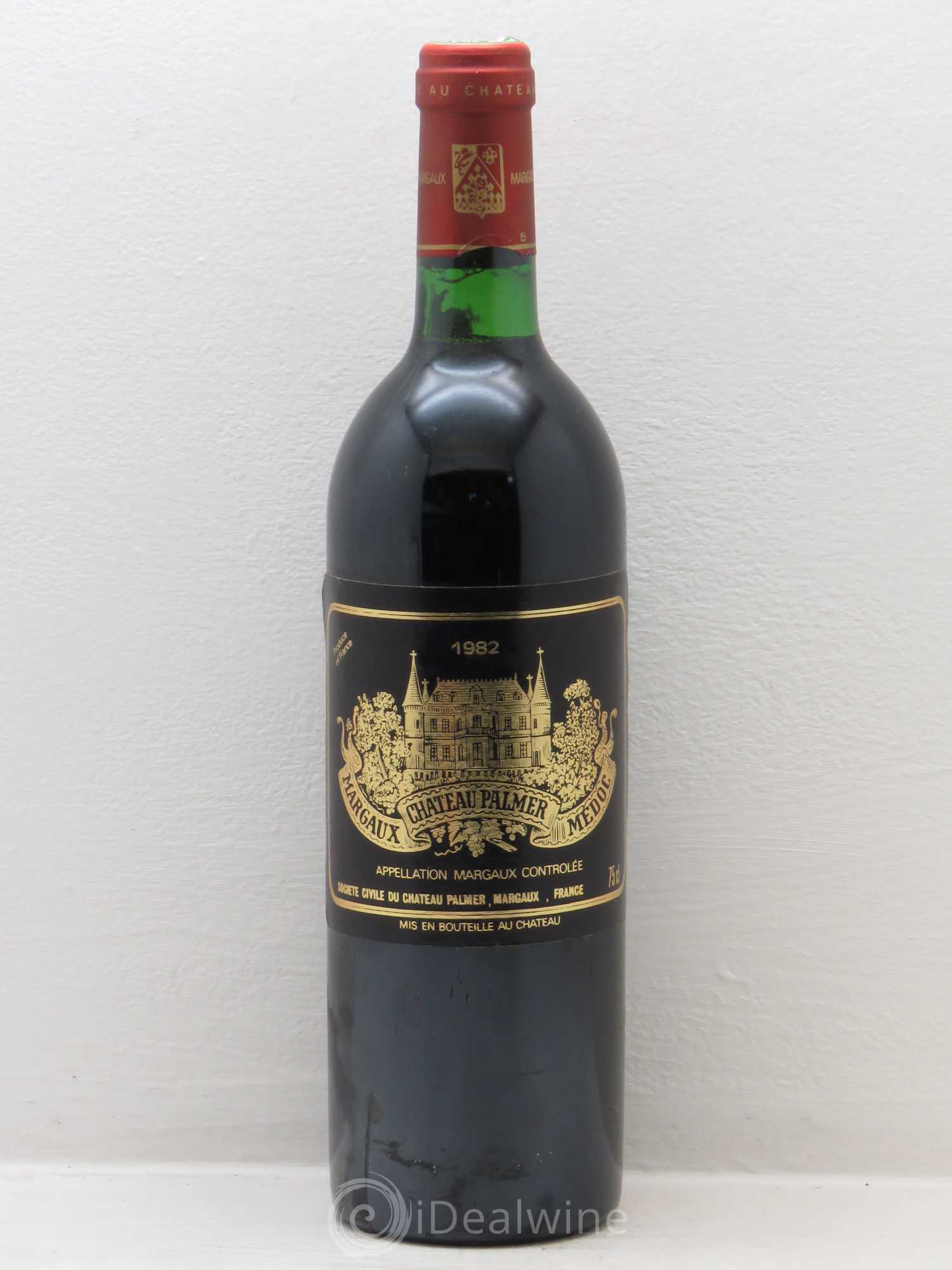 Château Palmer 3ème Grand Cru Classé 1982 - Lot de 1 bouteille - 0
