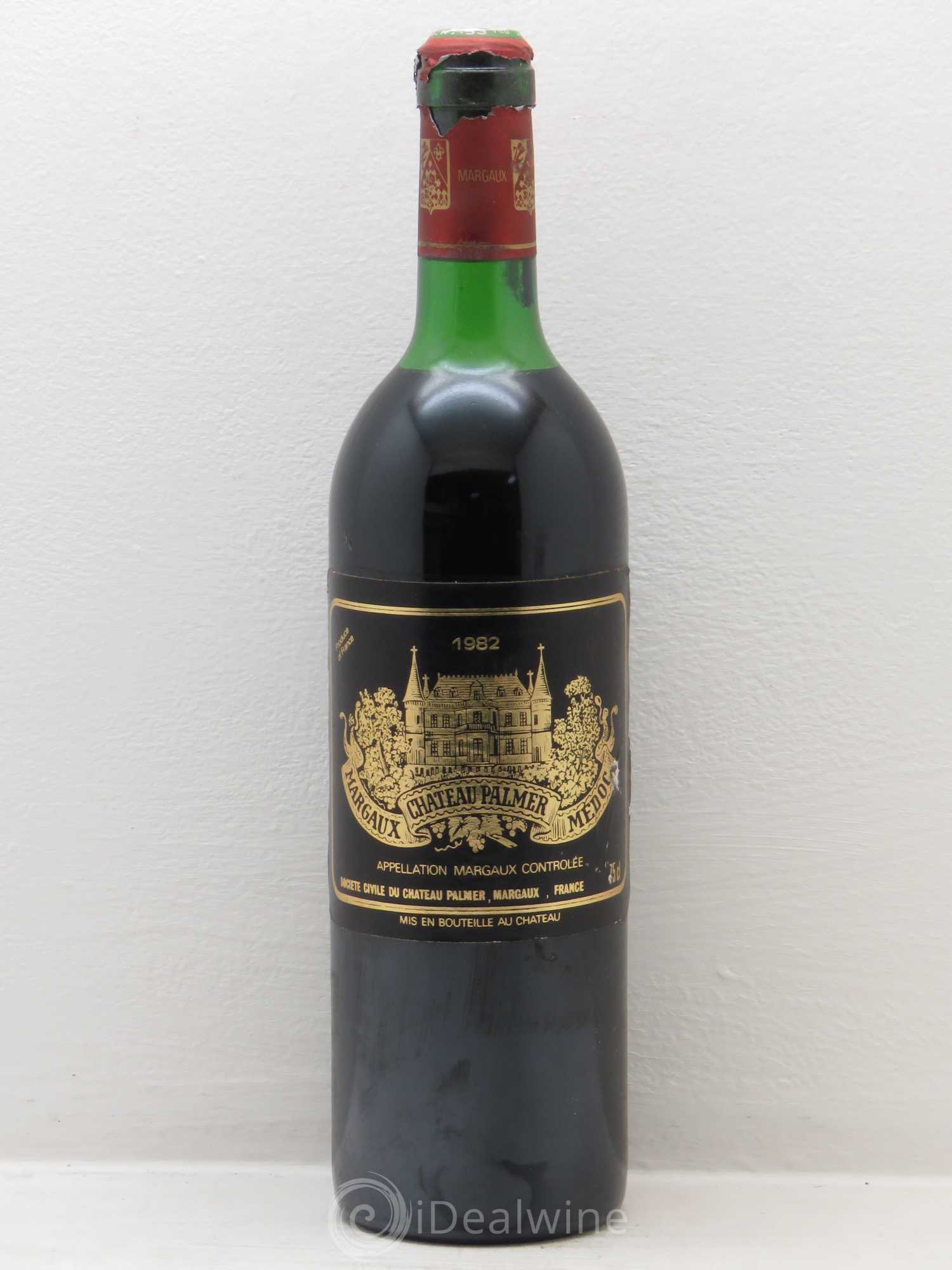 Château Palmer 3ème Grand Cru Classé 1982 - Lot de 1 bouteille - 0